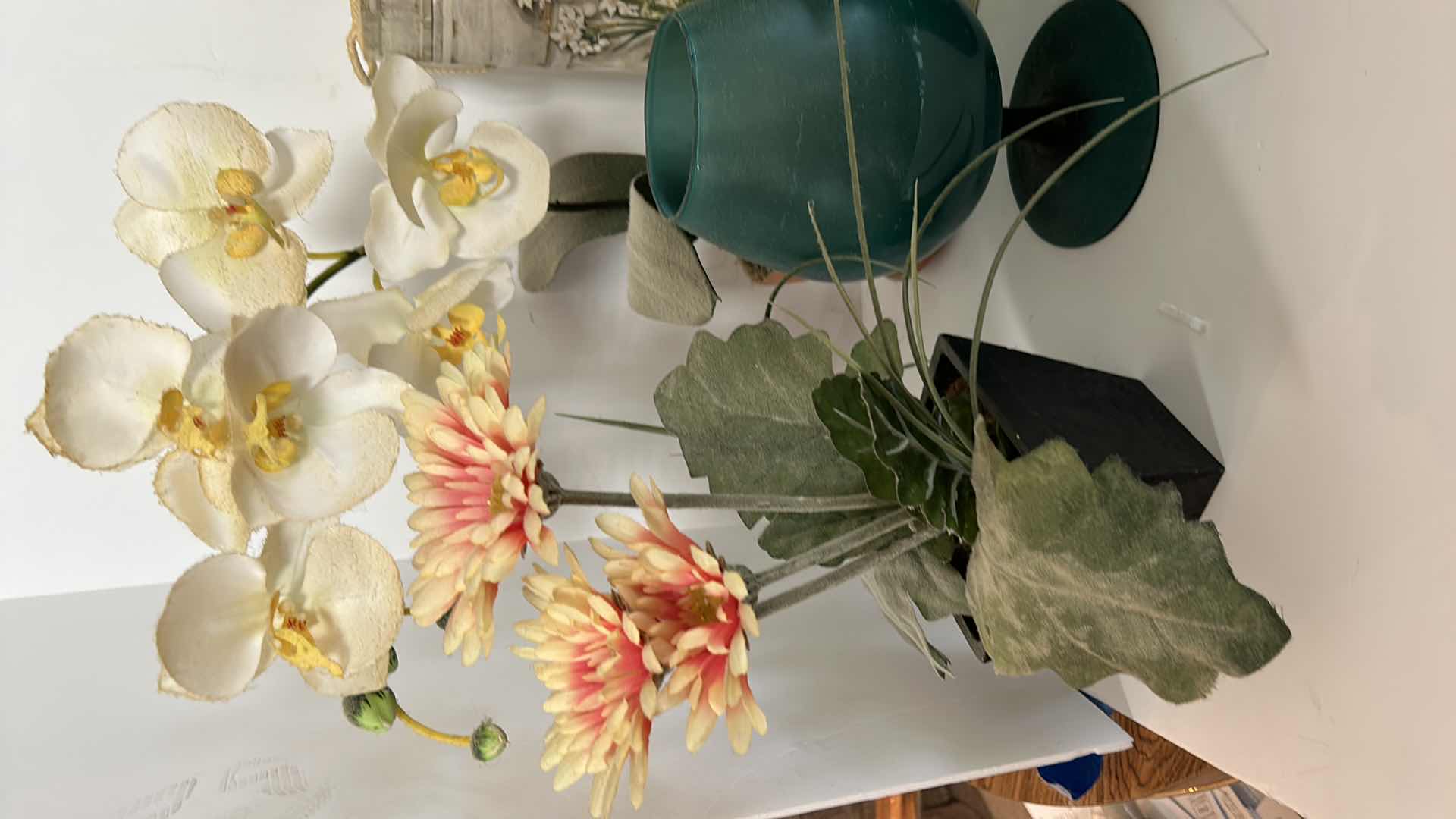 Photo 1 of HOME DECOR ASSORTMENT, VASES FAUX FLORAL ARRANGEMENTS AND MORE