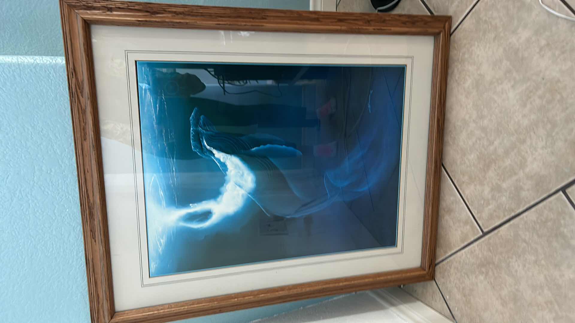 Photo 1 of ARTWORK, WOOD FRAMED LIMITED EDITION PRINTS, HAWAII 25” x 31” WHALE BY SUMMER
