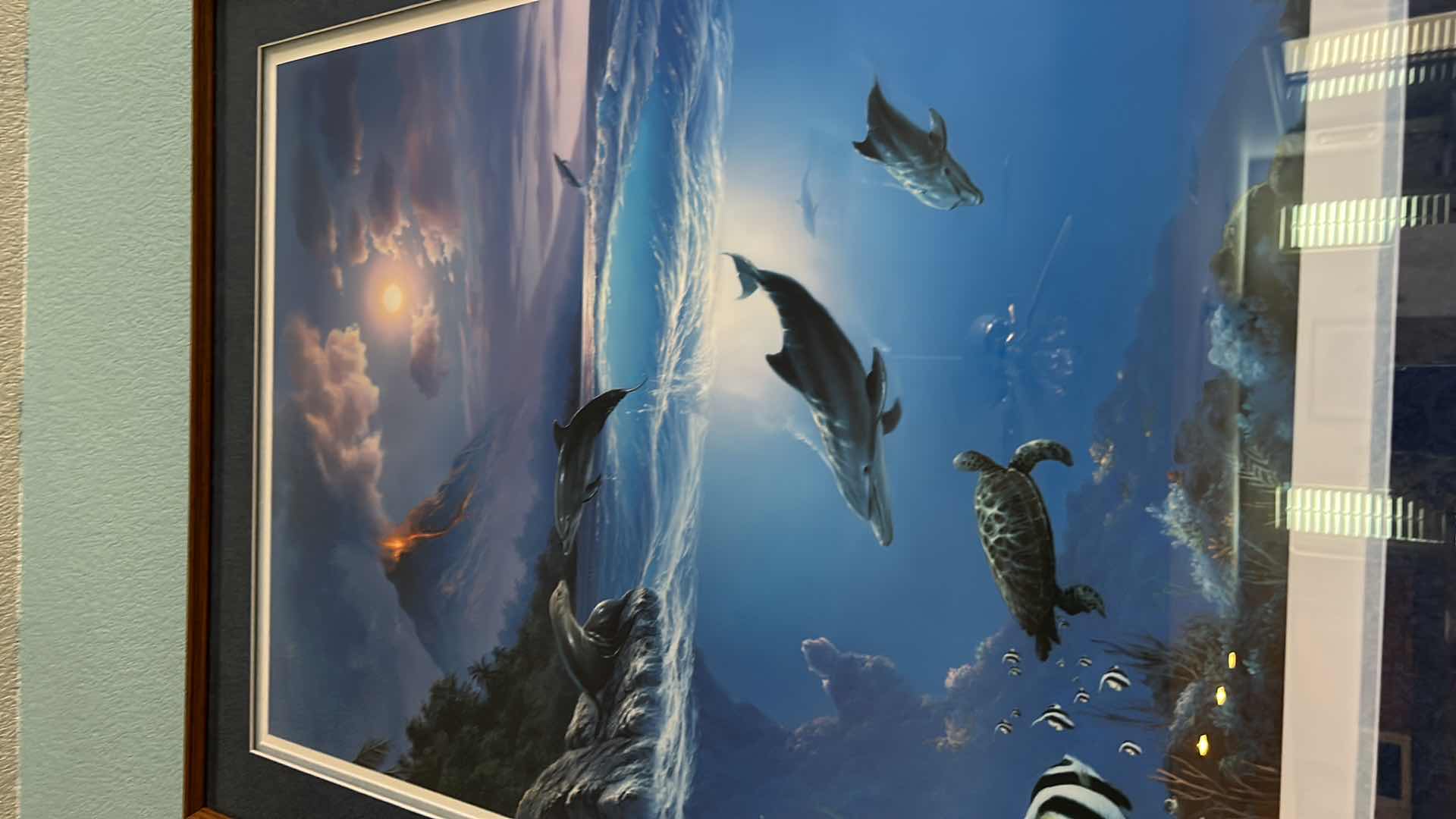 Photo 1 of ARTWORK, ARTIST SIGNED A CASAY WITH COA WOOD FRAMED LIMITED EDITION PRINTS, HAWAII 33” x 41”