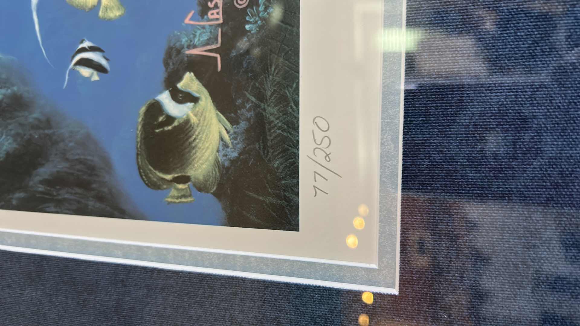 Photo 1 of ARTWORK, ARTIST SIGNED A CASAY WITH COA WOOD FRAMED LIMITED EDITION PRINTS, HAWAII 33” x 41”