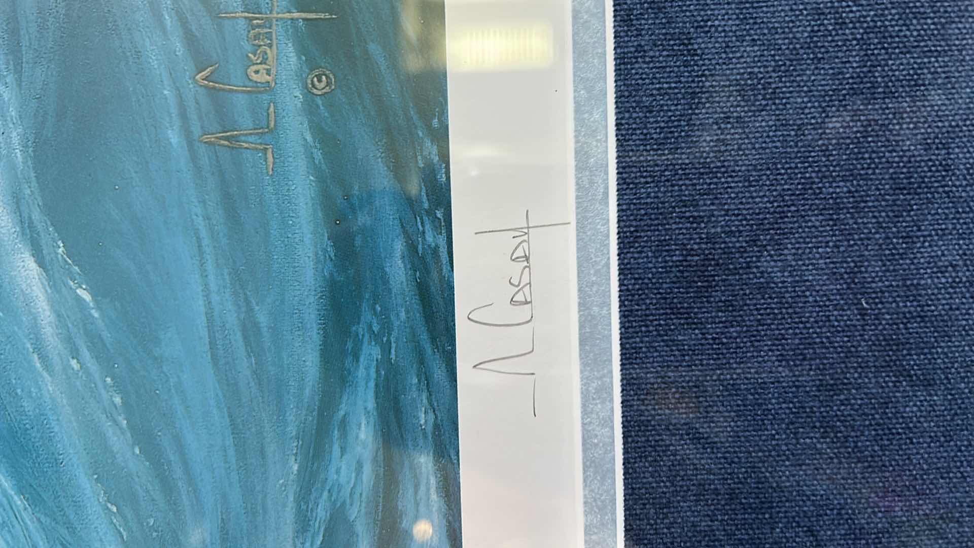 Photo 5 of ARTWORK, ARTIST SIGNED A CASAY WITH COA WOOD FRAMED LIMITED EDITION PRINTS, HAWAII 32”x 40”