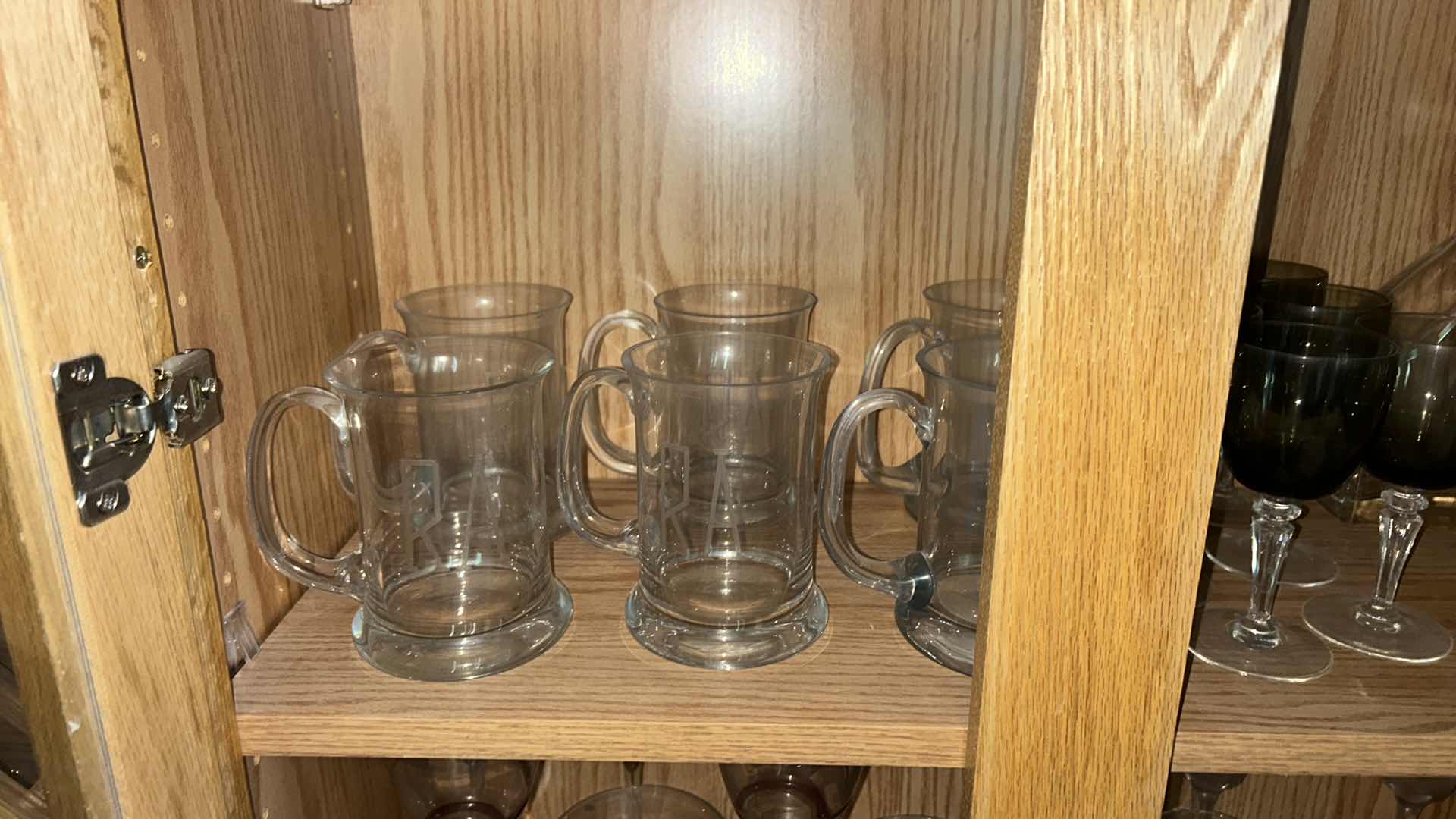 Photo 1 of CONTENTS OF CABINET- GLASSWARE STEMWARE DECANTER AND MORE