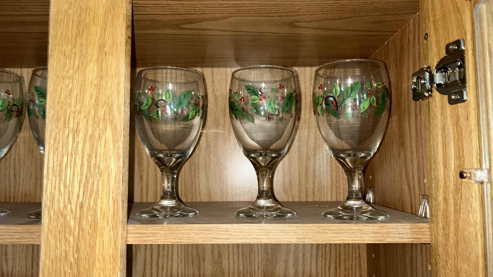 Photo 1 of CONTENTS OF CABINET- GLASSWARE STEMWARE DECANTER AND MORE