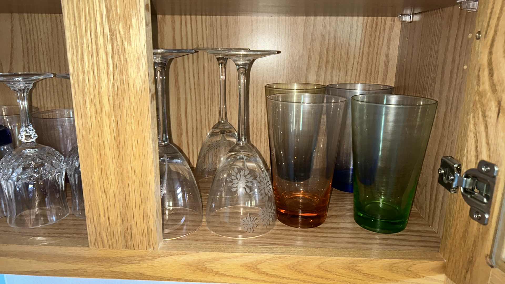 Photo 3 of CONTENTS OF CABINET- GLASSWARE STEMWARE DECANTER AND MORE