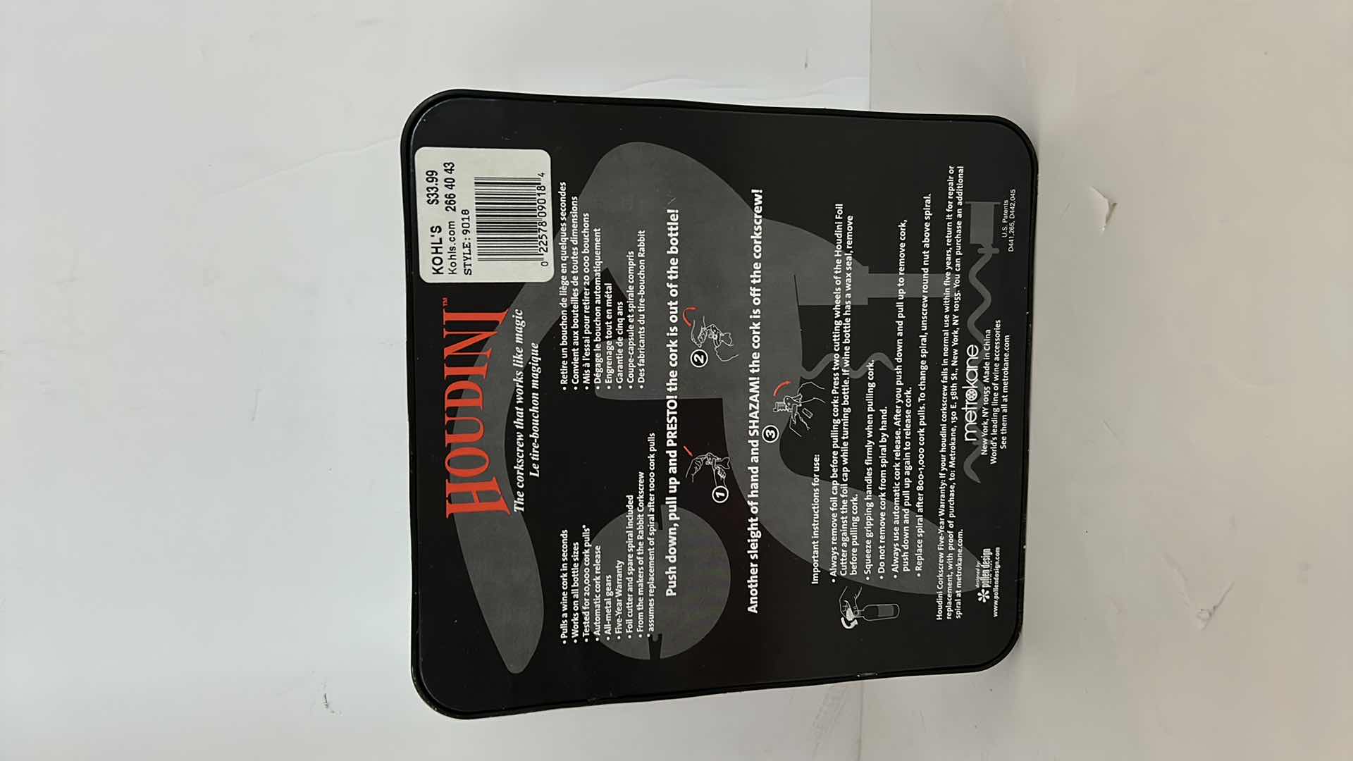 Photo 1 of HOUDINI. LEVER CORKSCREW