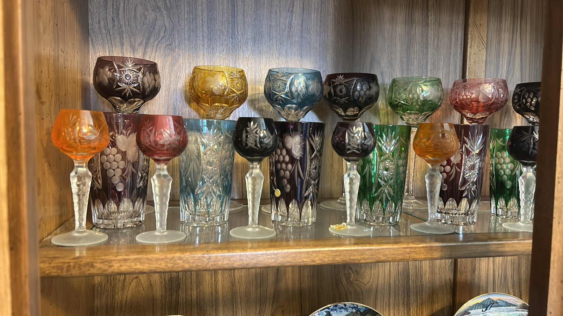 Photo 1 of MADE IN GERMANY LEADED CUT CRYSTAL, WORLDS FINEST IMPERLUX, 36 PIECES, 12 WINE, 12 WATER 12 CORDIAL