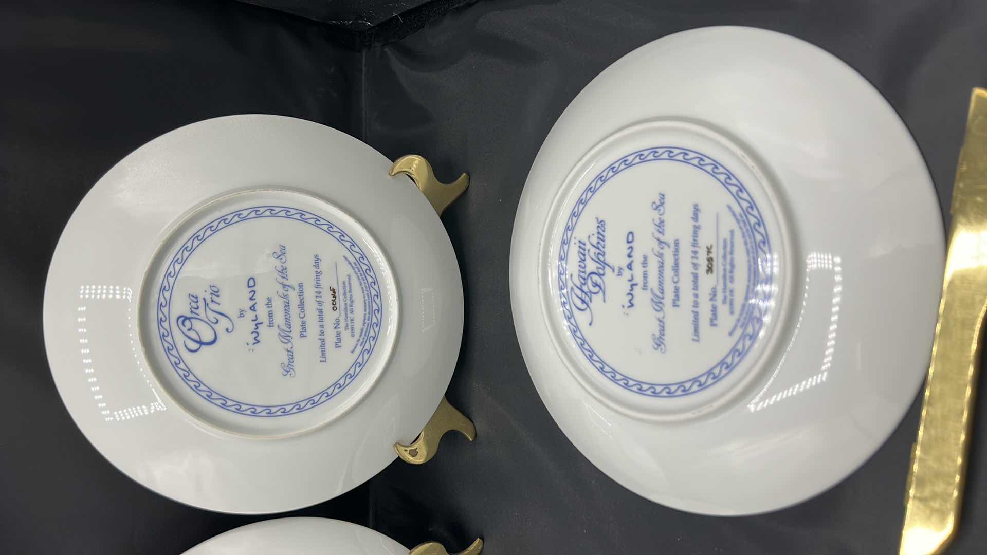 Photo 1 of 4 COLLECTIBLE 8” NUMBERED PLATES W STANDS