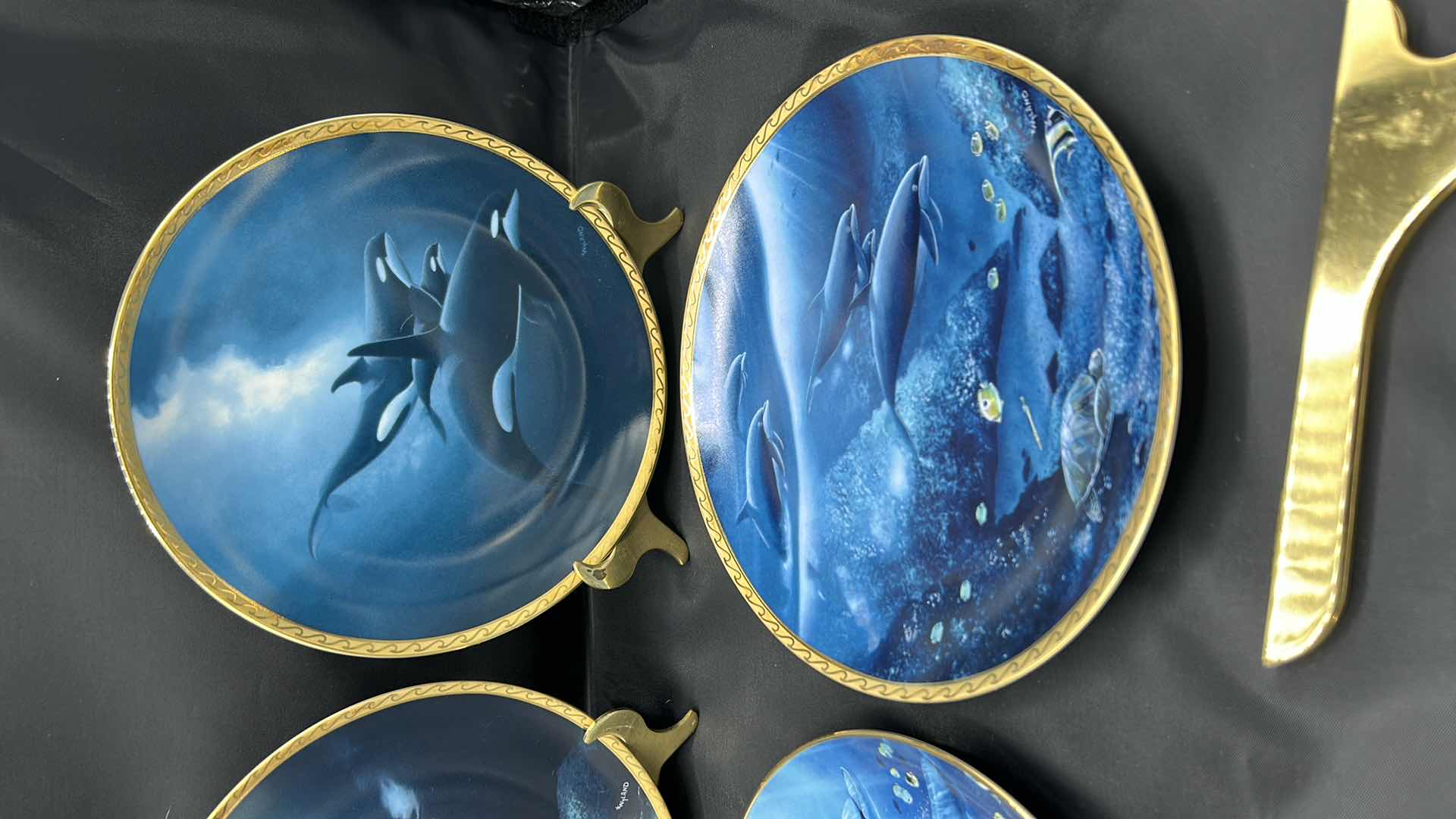 Photo 3 of 4 COLLECTIBLE 8” NUMBERED PLATES W STANDS