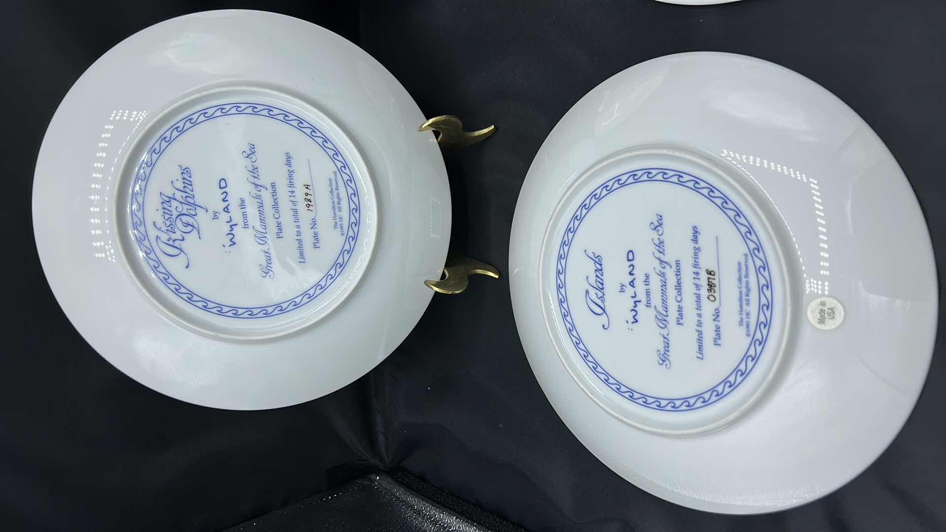 Photo 1 of 4 COLLECTIBLE 8” NUMBERED PLATES W STANDS