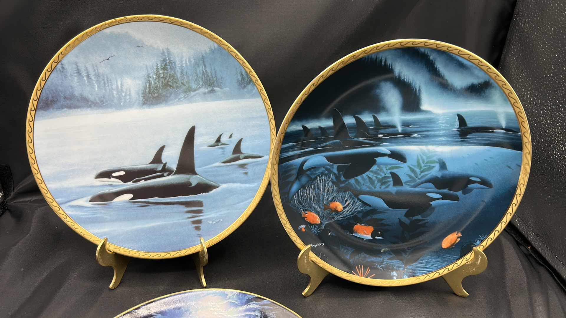 Photo 1 of 3 COLLECTIBLE 8” NUMBERED PLATES W STANDS