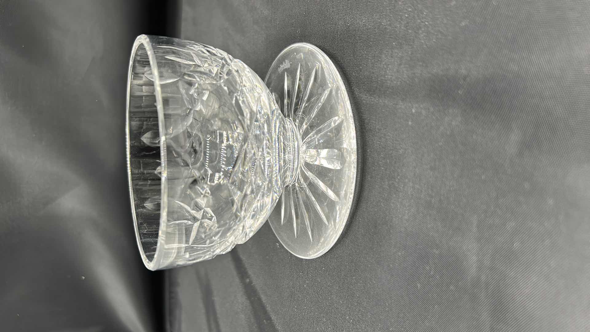 Photo 4 of 12 WATERFORD CUT CRYSTAL DESSERT GLASSES