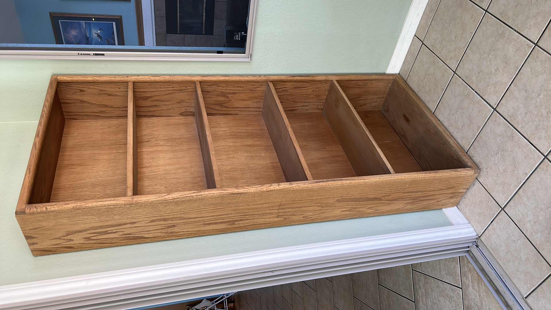 Photo 1 of WOOD BOOK SHELF 32” x 10” x H6’