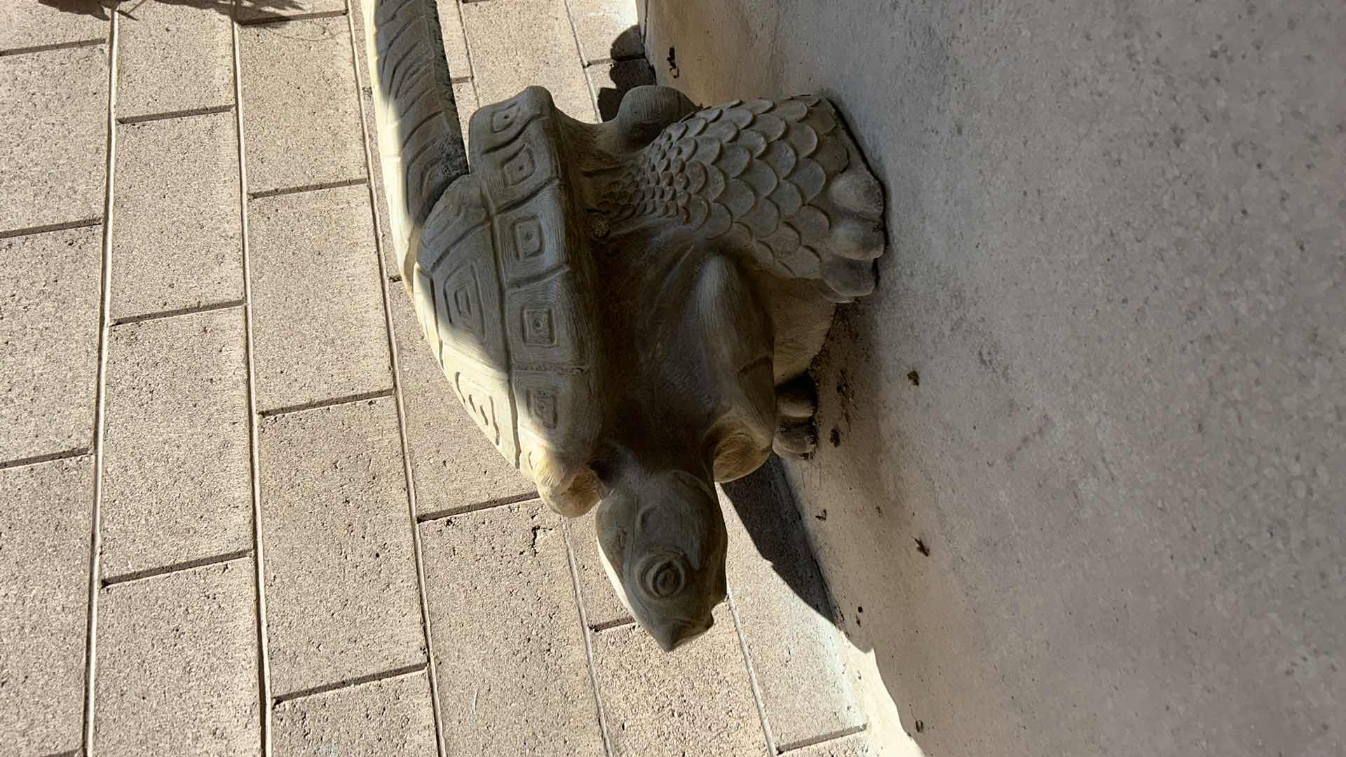 Photo 1 of VERY HEAVY CONCRETE TURTLE BENCH 5’ x 22” x H18”