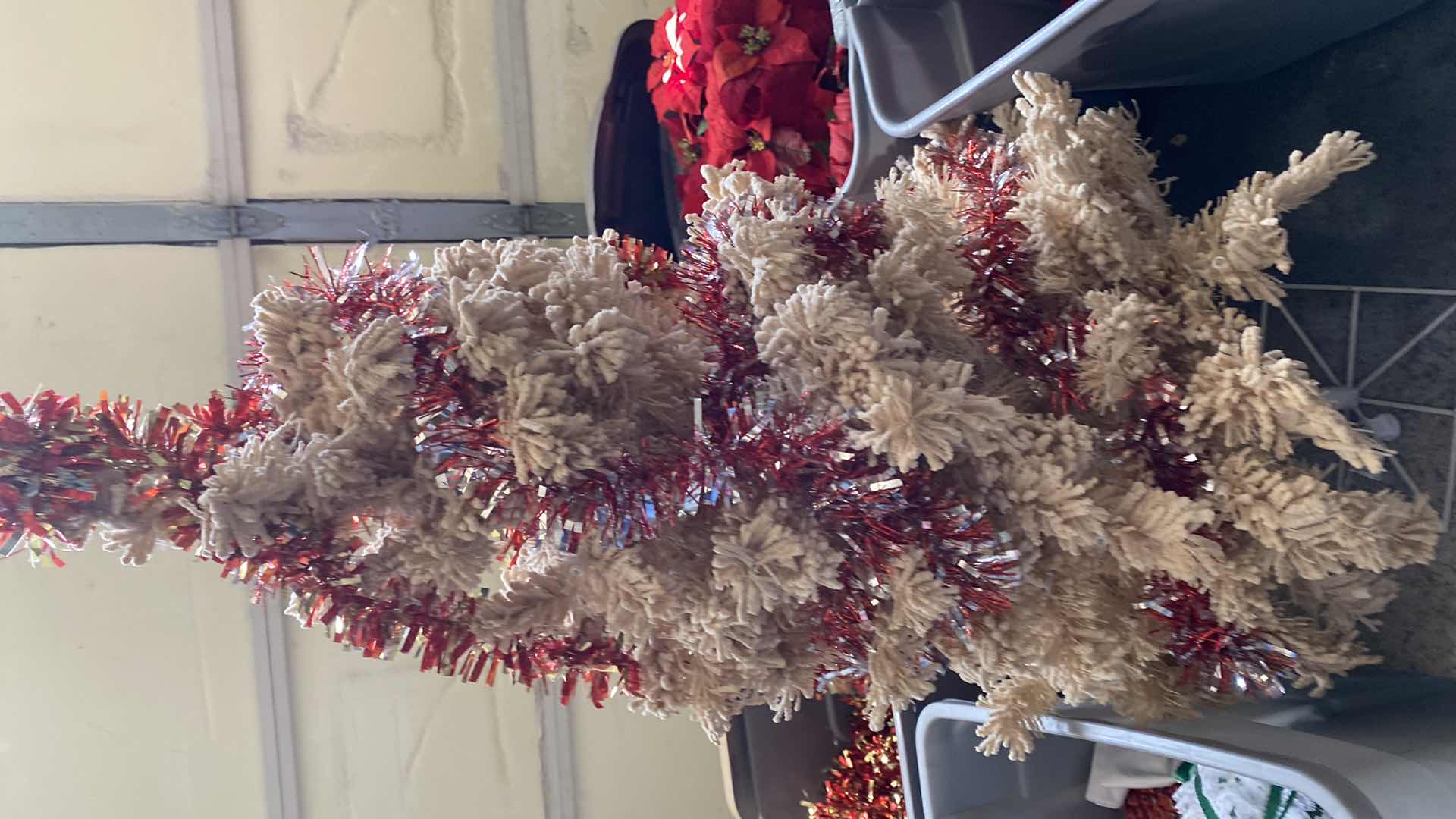 Photo 1 of 5 TOTES OF CHRISTMAS AND 4’ TREE