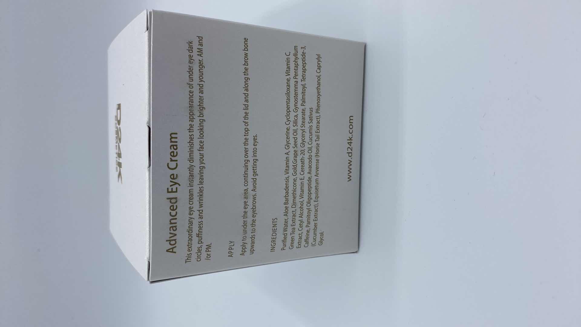 Photo 1 of NEW D24K ADVANCED EYE CREAM - SLOWS DEPLETION OF COLLAGEN AND STIMULATES CELL GROWTH FOR PLUMP LIFTED HYDRATED SKIN