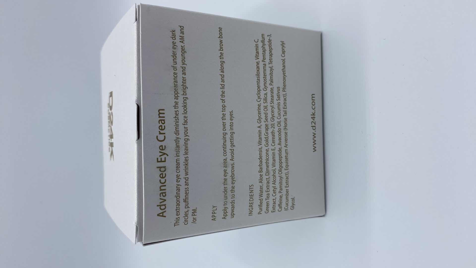 Photo 1 of NEW D24K ADVANCED EYE CREAM - SLOWS DEPLETION OF COLLAGEN AND STIMULATES CELL GROWTH FOR PLUMP LIFTED HYDRATED SKIN