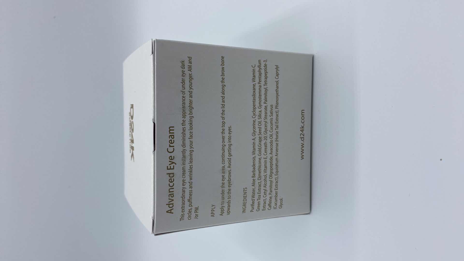 Photo 1 of NEW D24K ADVANCED EYE CREAM - SLOWS DEPLETION OF COLLAGEN AND STIMULATES CELL GROWTH FOR PLUMP LIFTED HYDRATED SKIN