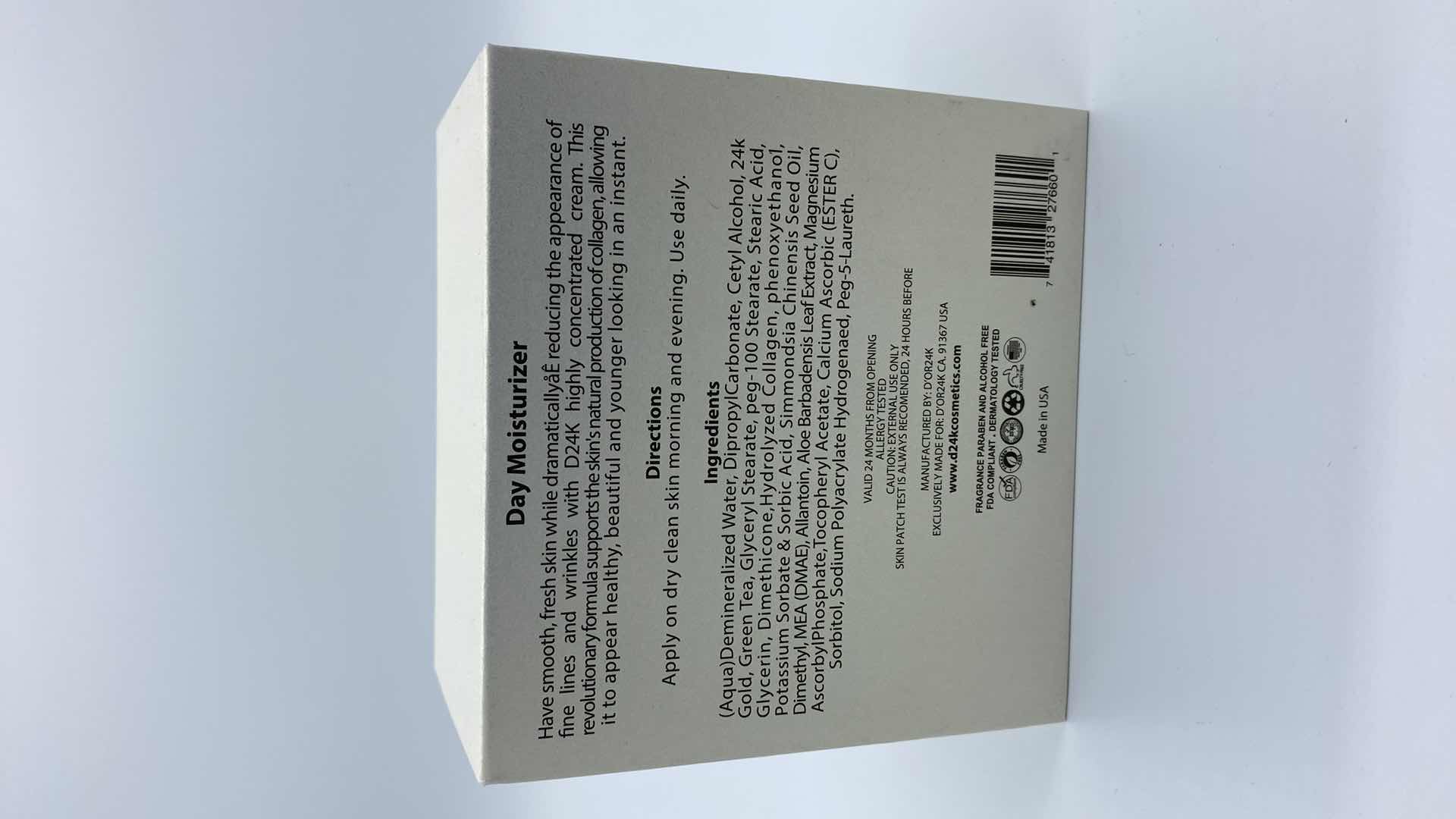 Photo 1 of NEW D24K DAY MOISTURIZER FOR ALL SKIN TYPES, REDUCES APPEARANCE OF FINE LINES AND WRINKLES