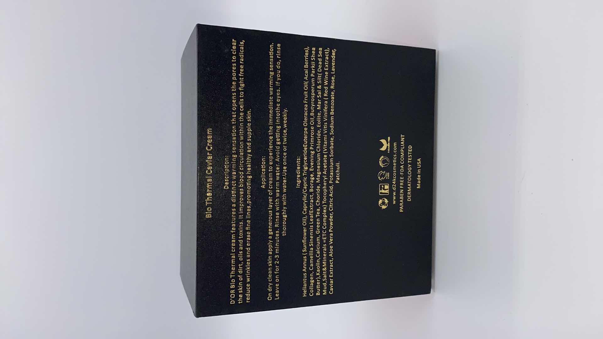 Photo 1 of NEW D24K BIO THERMAL CAVIAR CREAM - IMPROVES BLOOD CIRCULATION WITHIN CELLS TO FIGHT FREE RADICALS REDUCE WRINKLES AND ERASE FINE LINES