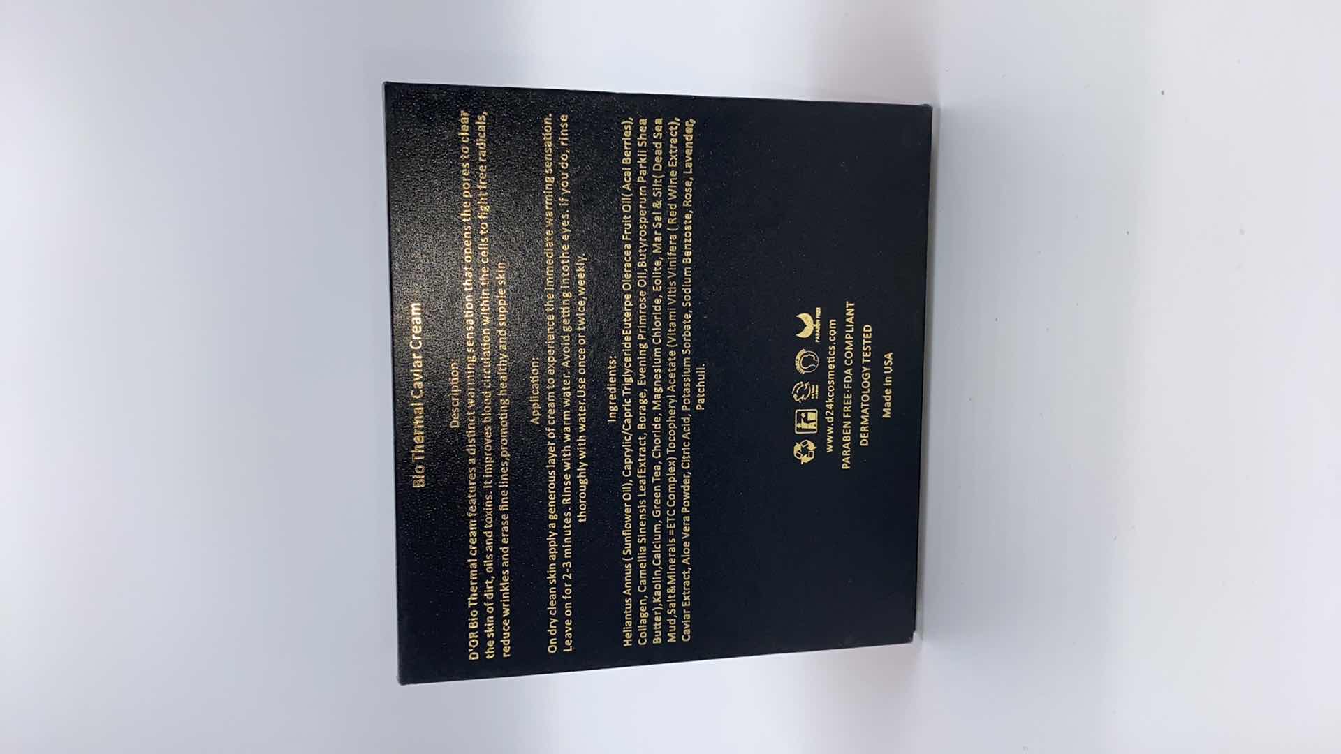 Photo 1 of NEW D24K BIO THERMAL CAVIAR CREAM - IMPROVES BLOOD CIRCULATION WITHIN CELLS TO FIGHT FREE RADICALS REDUCE WRINKLES AND ERASE FINE LINES