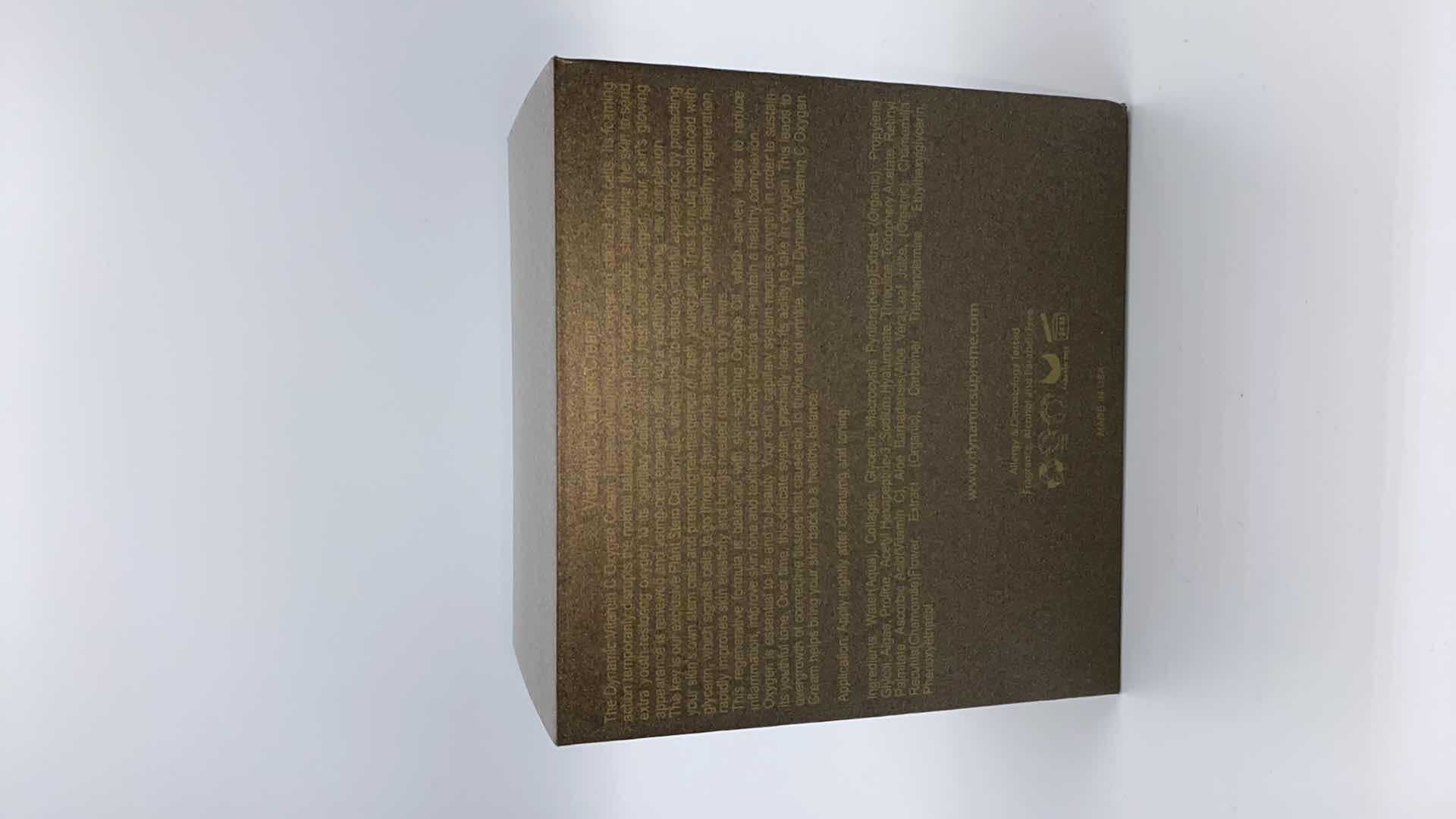 Photo 1 of NEW DYNAMIC SUPREME VITAMIN C OXYGEN CREAM - STIMULATES SKIN TO SEND EXTRA YOUTH RESTORING OXYGEN TO CAPILLARY CELLS