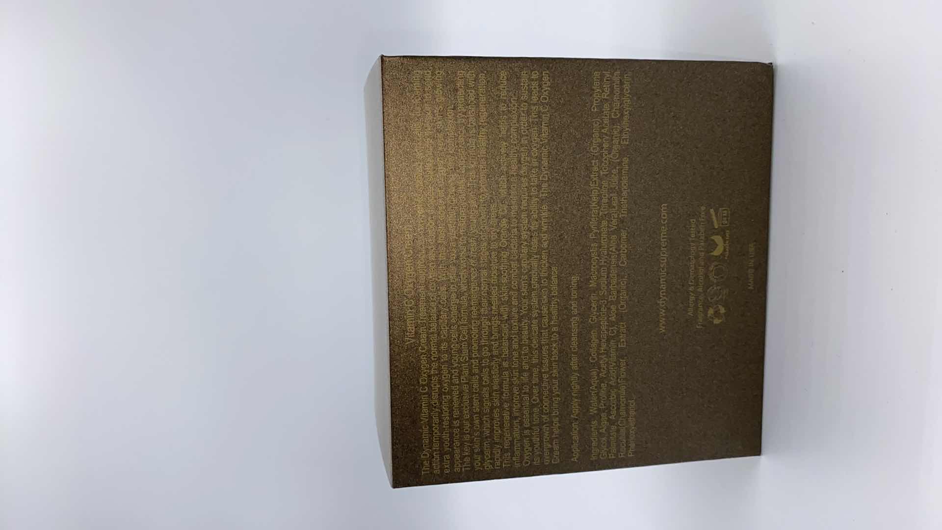 Photo 1 of NEW DYNAMIC SUPREME VITAMIN C OXYGEN CREAM - STIMULATES SKIN TO SEND EXTRA YOUTH RESTORING OXYGEN TO CAPILLARY CELLS