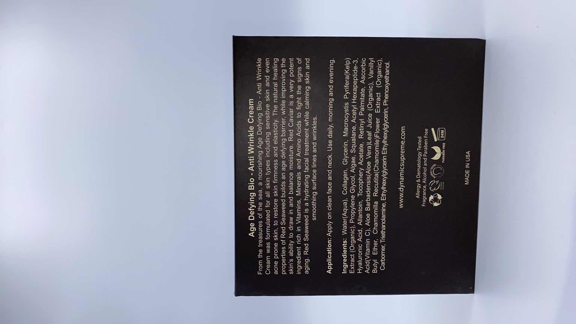Photo 1 of NEW DYNAMIC SUPREME AGE DEFYING BIO-ANTI WRINKLES CREAM - FOR ALL SKIN TYPES TO RESTORE FIRMNESS AND ELASTICITY