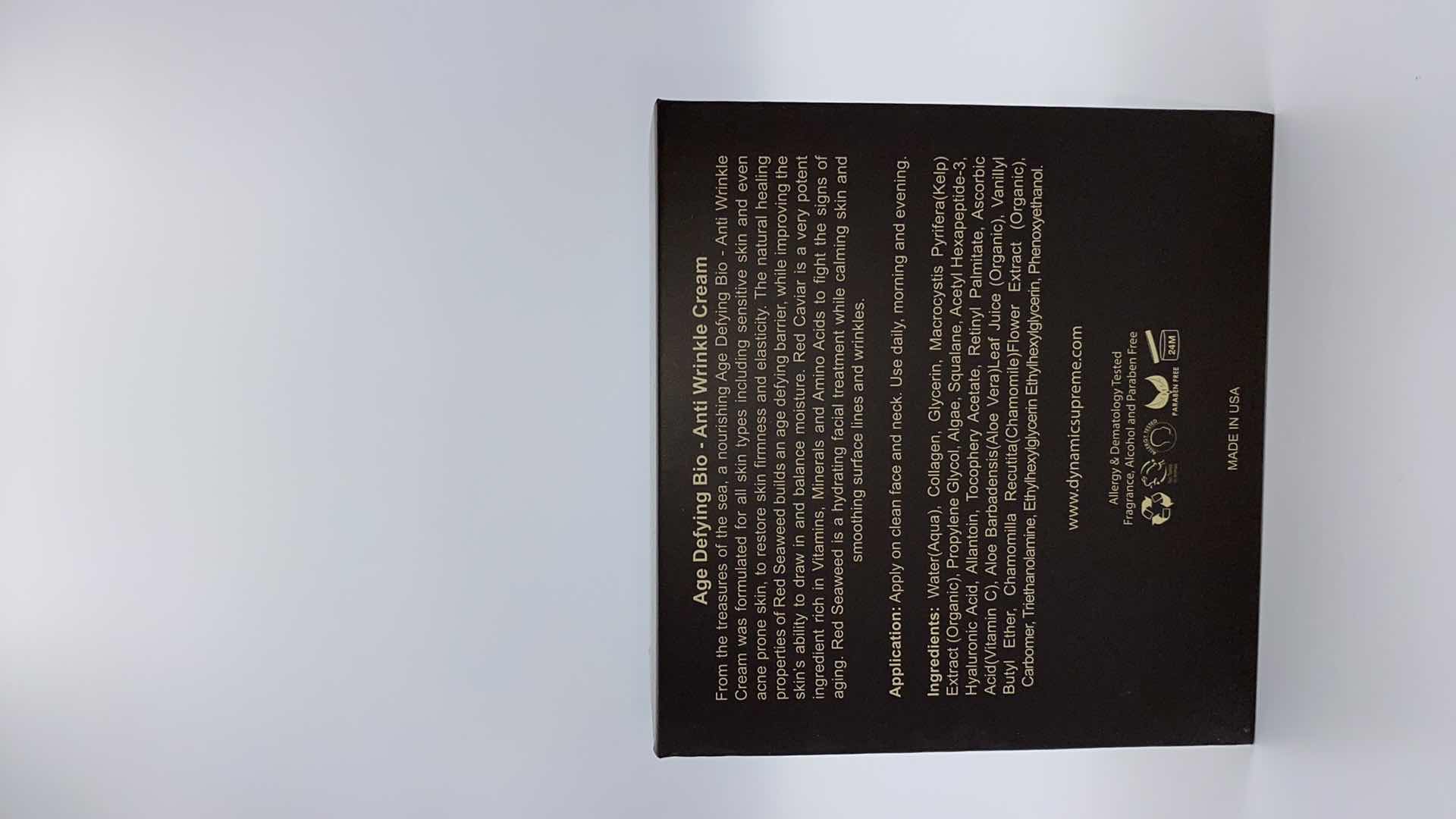 Photo 1 of NEW DYNAMIC SUPREME AGE DEFYING BIO-ANTI WRINKLES CREAM - FOR ALL SKIN TYPES TO RESTORE FIRMNESS AND ELASTICITY
