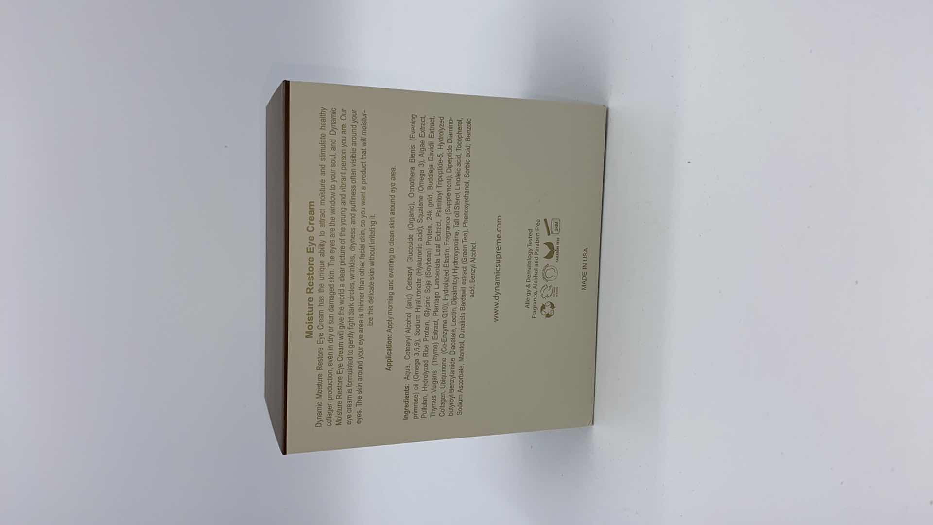 Photo 1 of NEW DYNAMIC SUPREME MOISTURE RESTORE EYE CREAM - STIMULATES HEALTHY COLLAGEN PRODUCTION