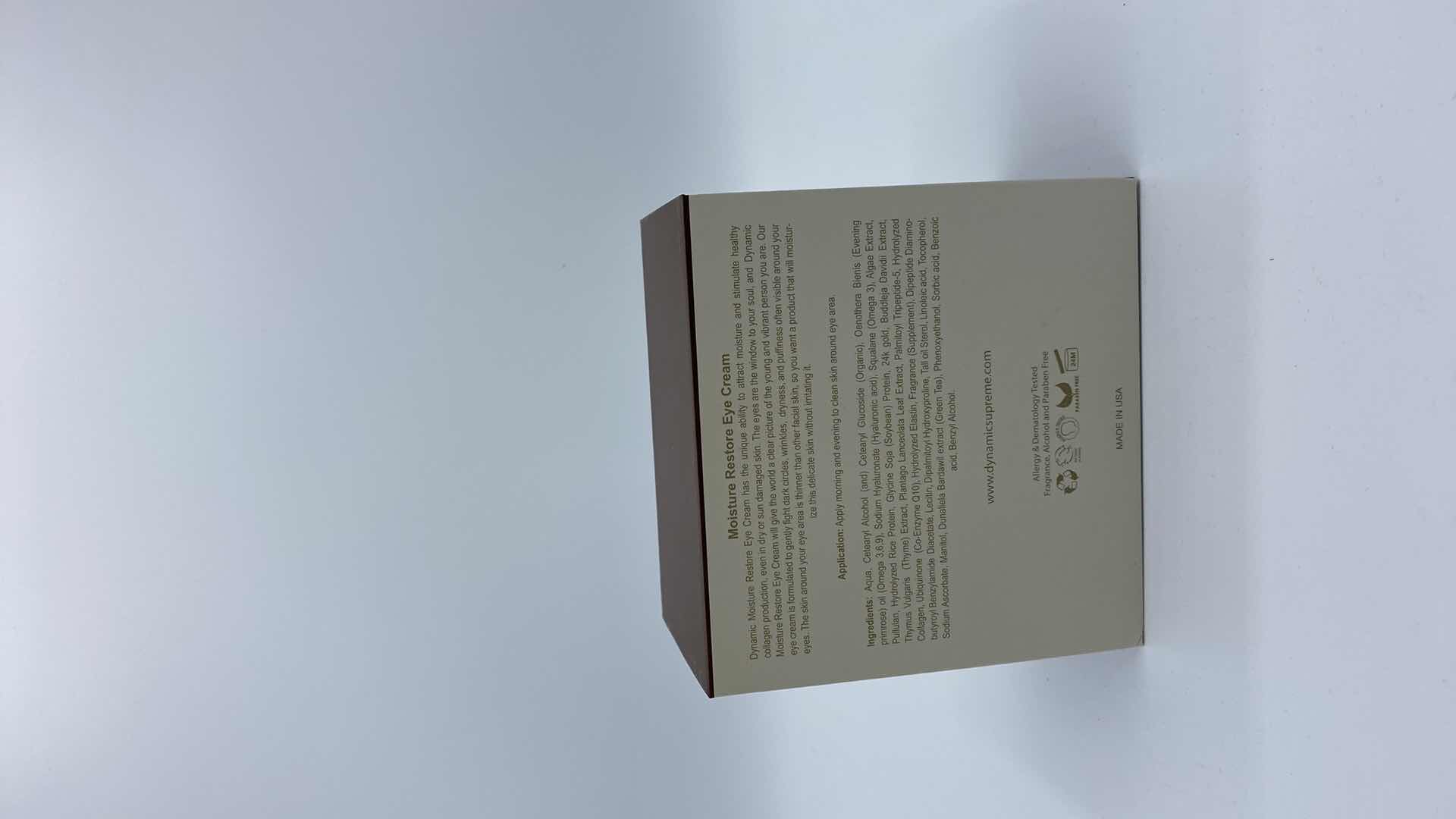 Photo 1 of NEW DYNAMIC SUPREME MOISTURE RESTORE EYE CREAM - STIMULATES HEALTHY COLLAGEN PRODUCTION