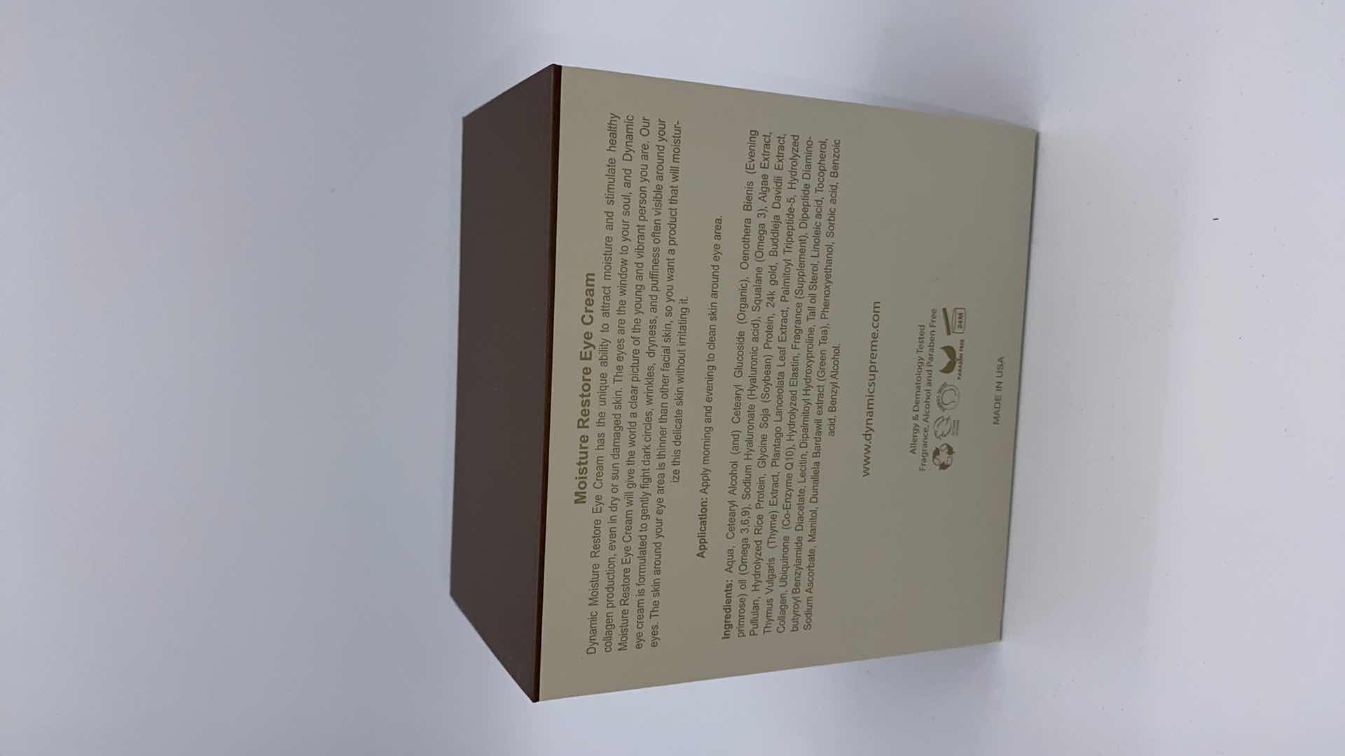 Photo 1 of NEW DYNAMIC SUPREME MOISTURE RESTORE EYE CREAM - STIMULATES HEALTHY COLLAGEN PRODUCTION