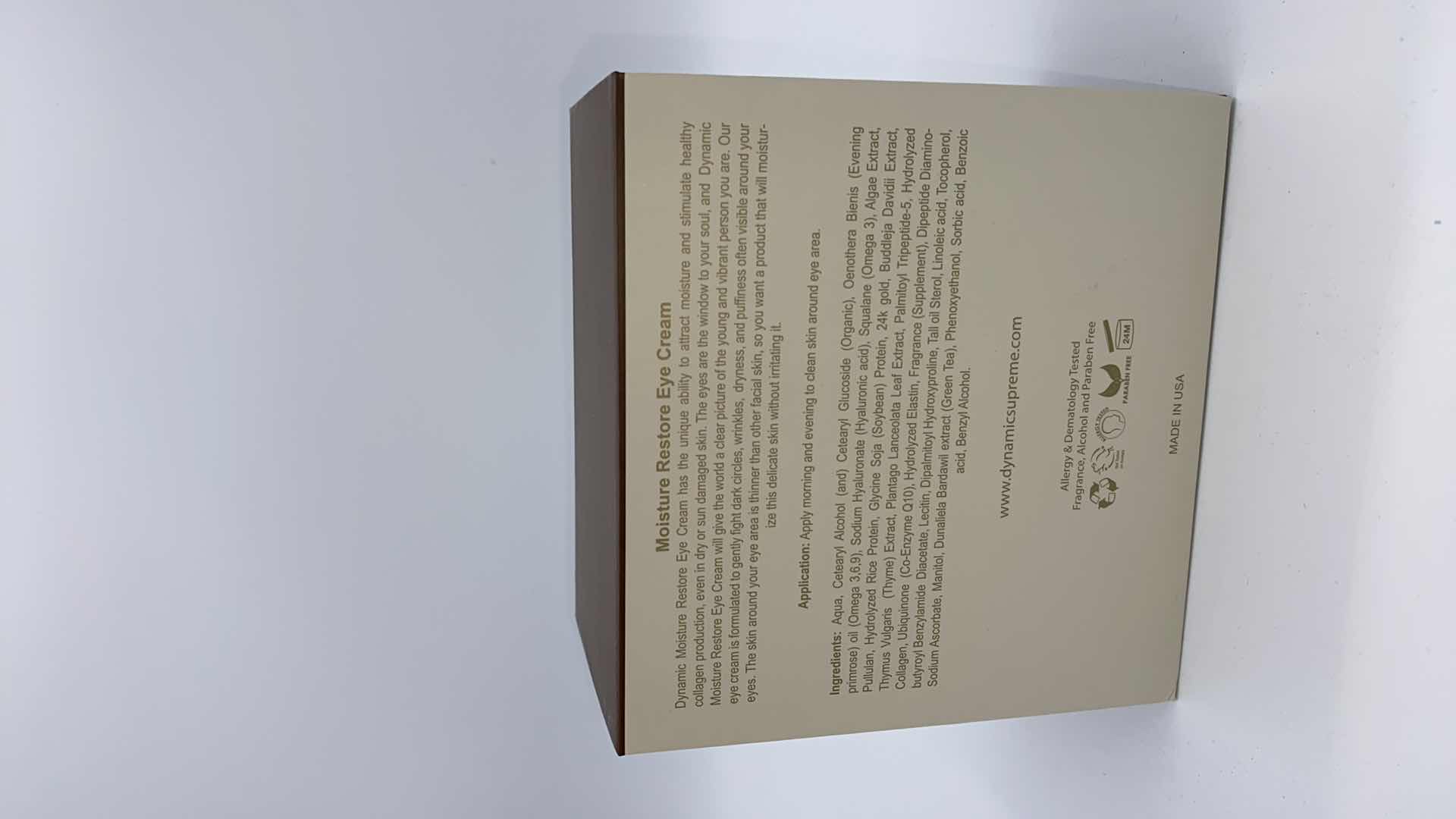 Photo 1 of NEW DYNAMIC SUPREME MOISTURE RESTORE EYE CREAM - STIMULATES HEALTHY COLLAGEN PRODUCTION