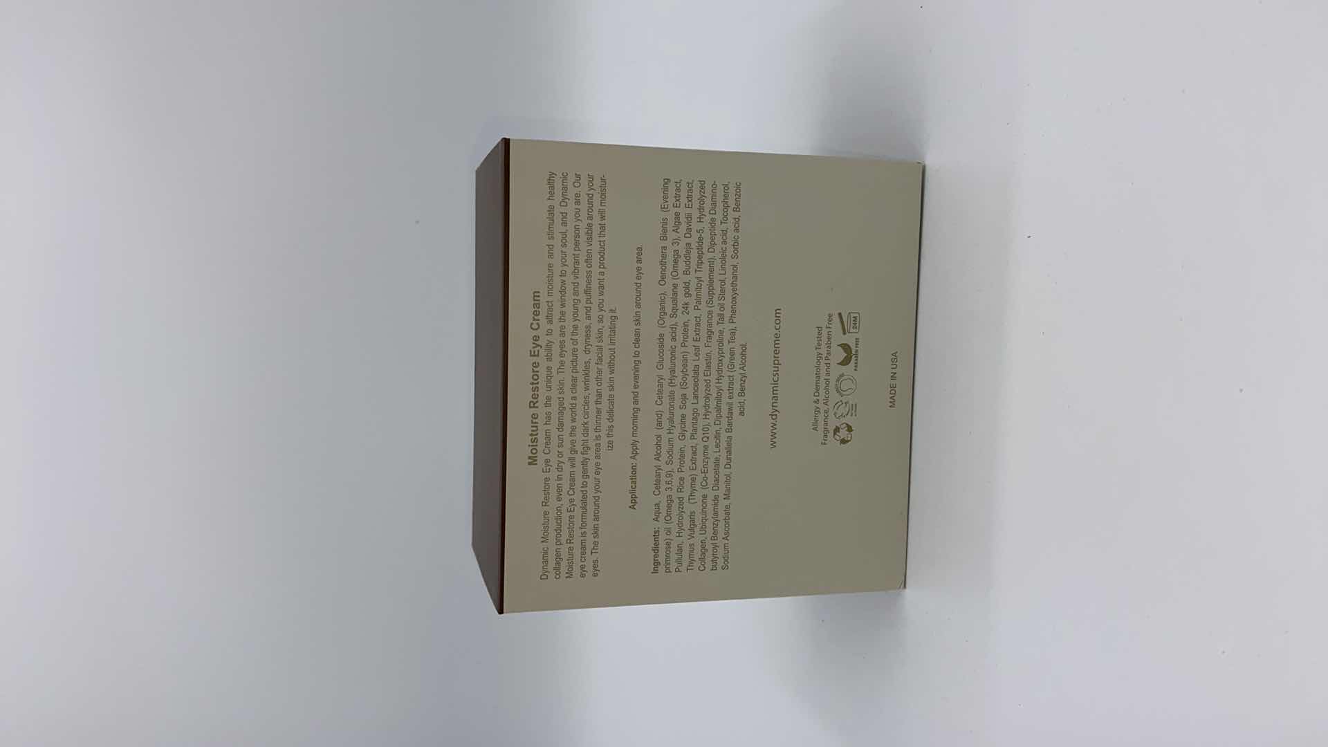 Photo 1 of NEW DYNAMIC SUPREME MOISTURE RESTORE EYE CREAM - STIMULATES HEALTHY COLLAGEN PRODUCTION