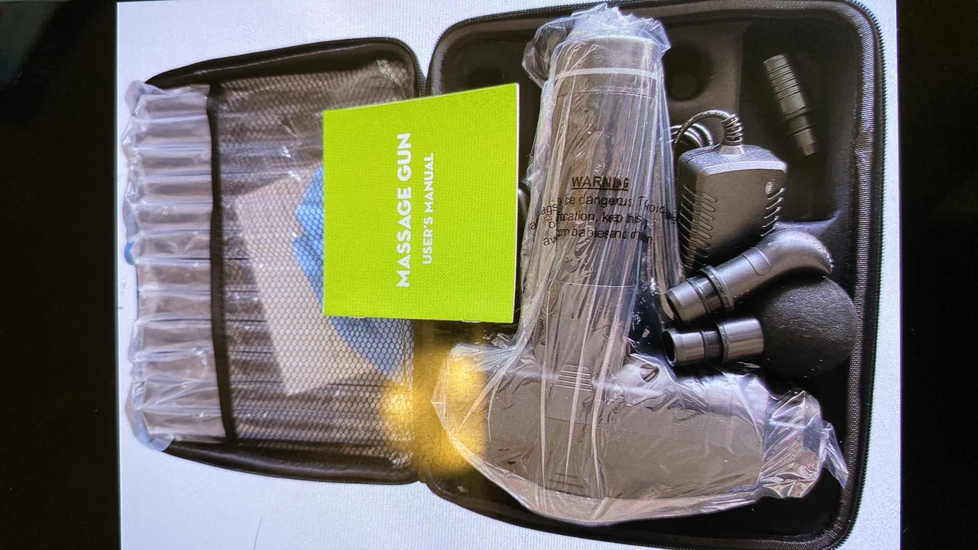 Photo 1 of OLSKY MASSAGE GUN, DEEP TISSUE HIGH INTENSITY PERCUSSION MASSAGE DEVICE FOR PAIN RELIEF