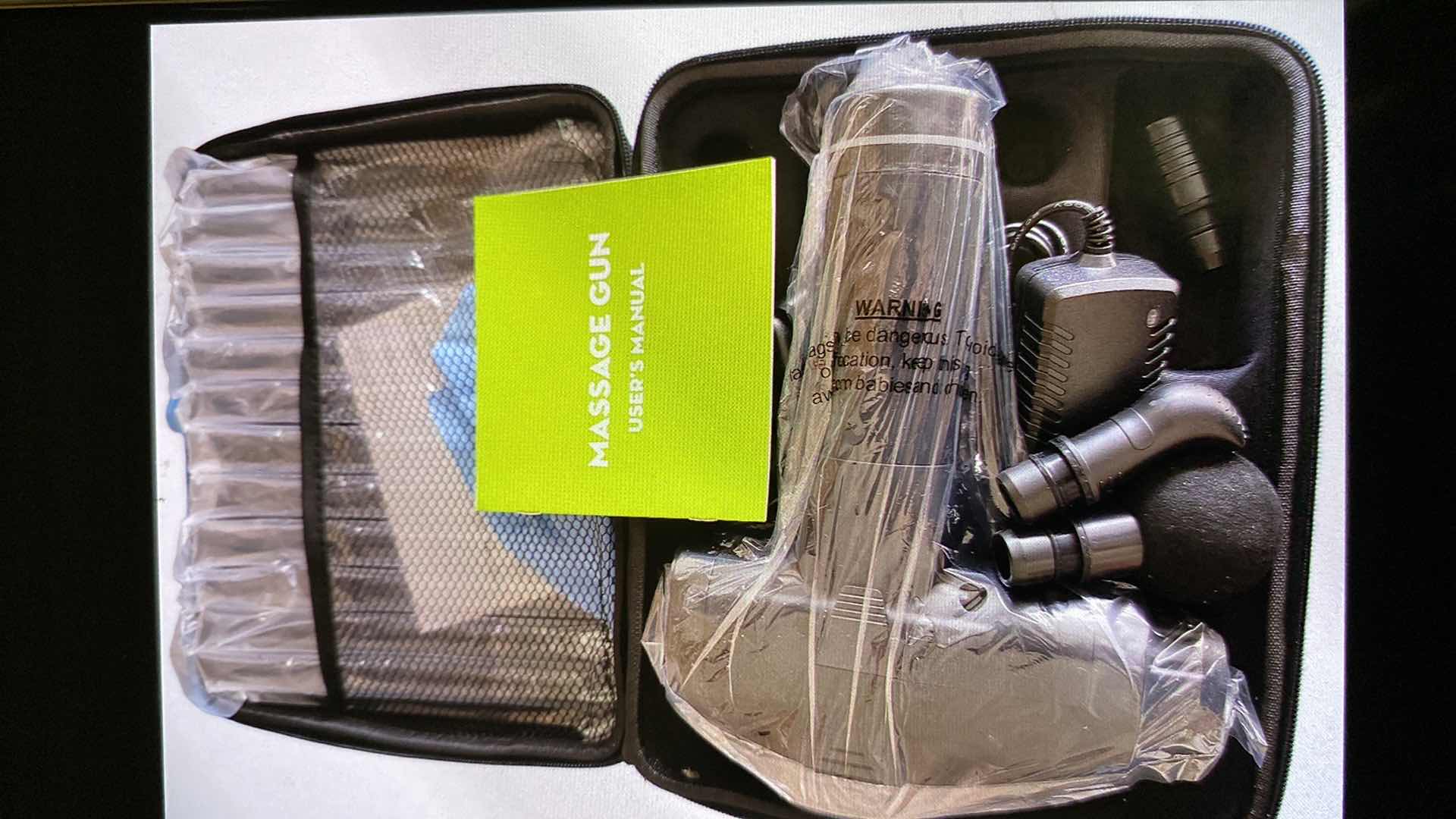 Photo 1 of OLSKY MASSAGE GUN, DEEP TISSUE HIGH INTENSITY PERCUSSION MASSAGE DEVICE FOR PAIN RELIEF