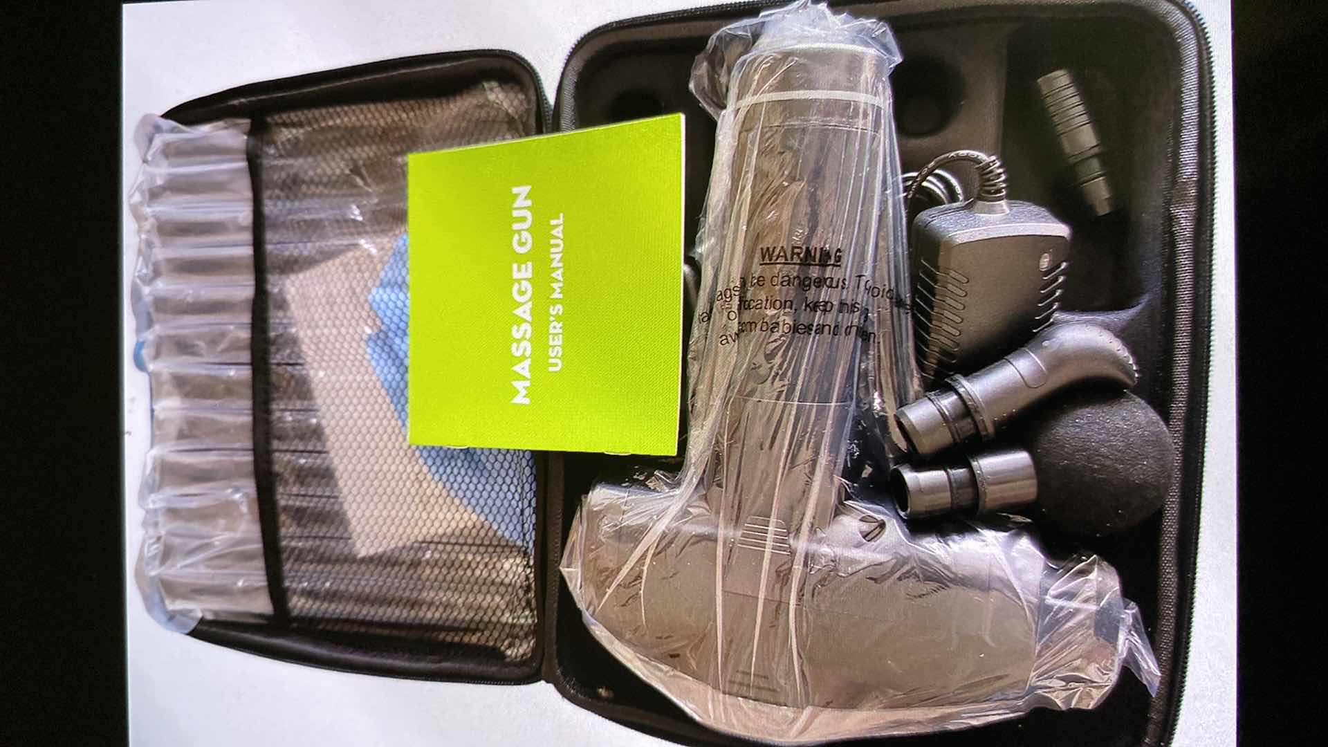 Photo 1 of OLSKY MASSAGE GUN, DEEP TISSUE HIGH INTENSITY PERCUSSION MASSAGE DEVICE FOR PAIN RELIEF