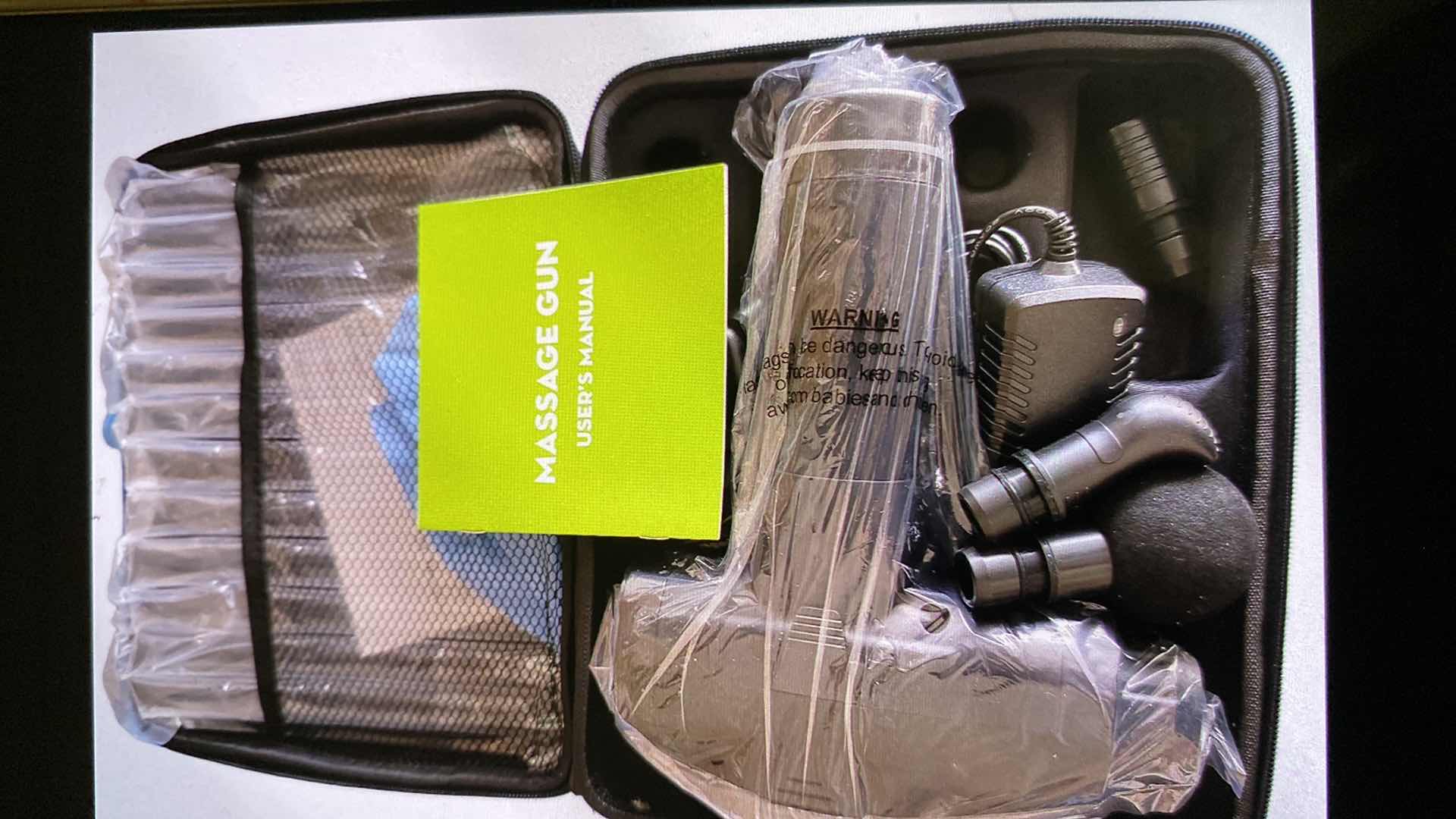 Photo 1 of OLSKY MASSAGE GUN, DEEP TISSUE HIGH INTENSITY PERCUSSION MASSAGE DEVICE FOR PAIN RELIEF