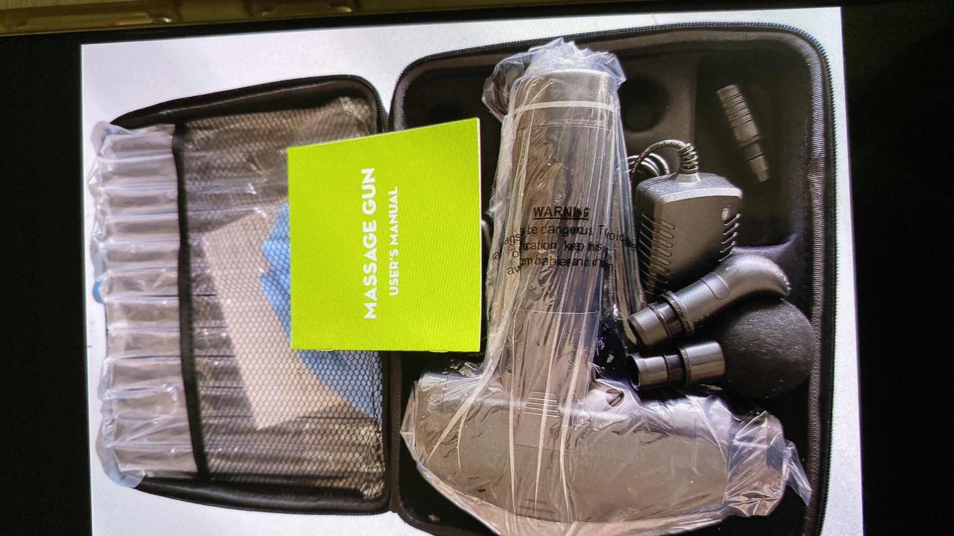 Photo 2 of OLSKY MASSAGE GUN, DEEP TISSUE HIGH INTENSITY PERCUSSION MASSAGE DEVICE FOR PAIN RELIEF