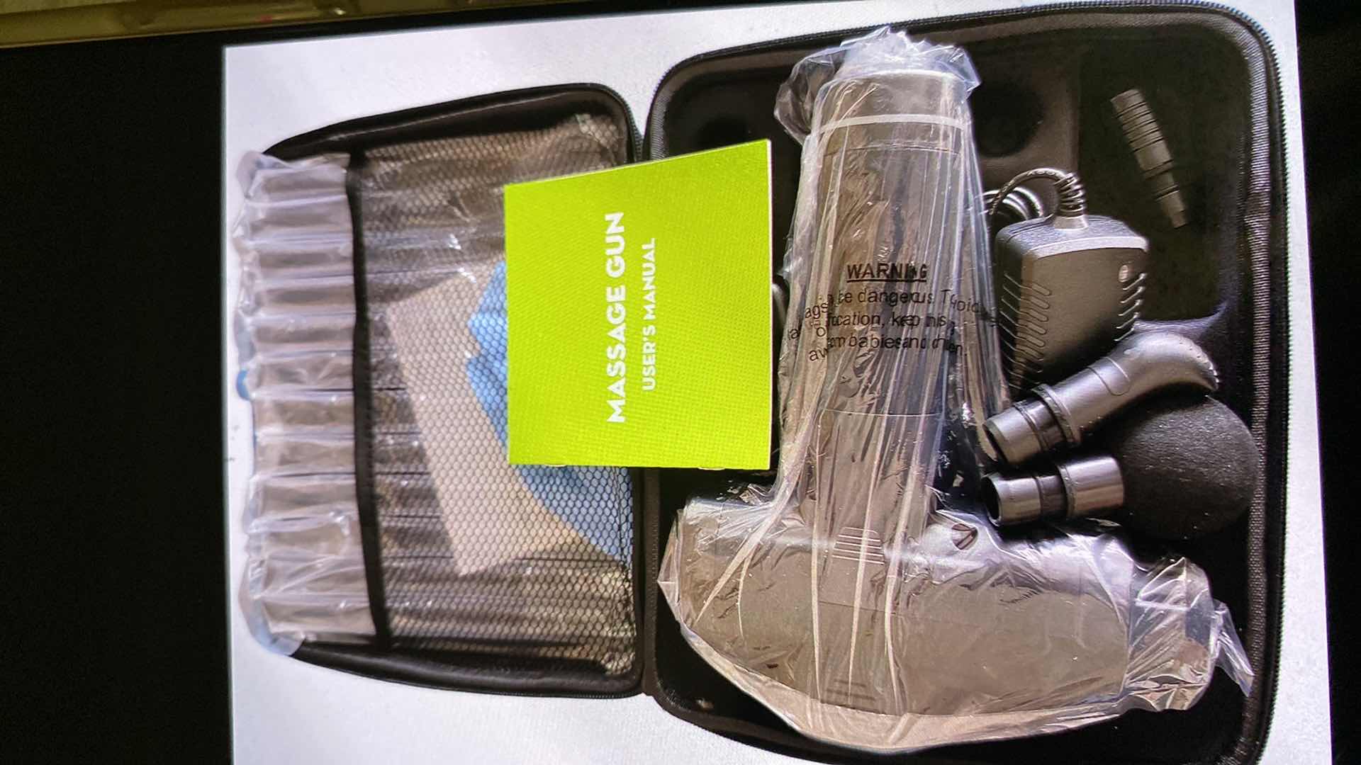 Photo 1 of OLSKY MASSAGE GUN, DEEP TISSUE HIGH INTENSITY PERCUSSION MASSAGE DEVICE FOR PAIN RELIEF