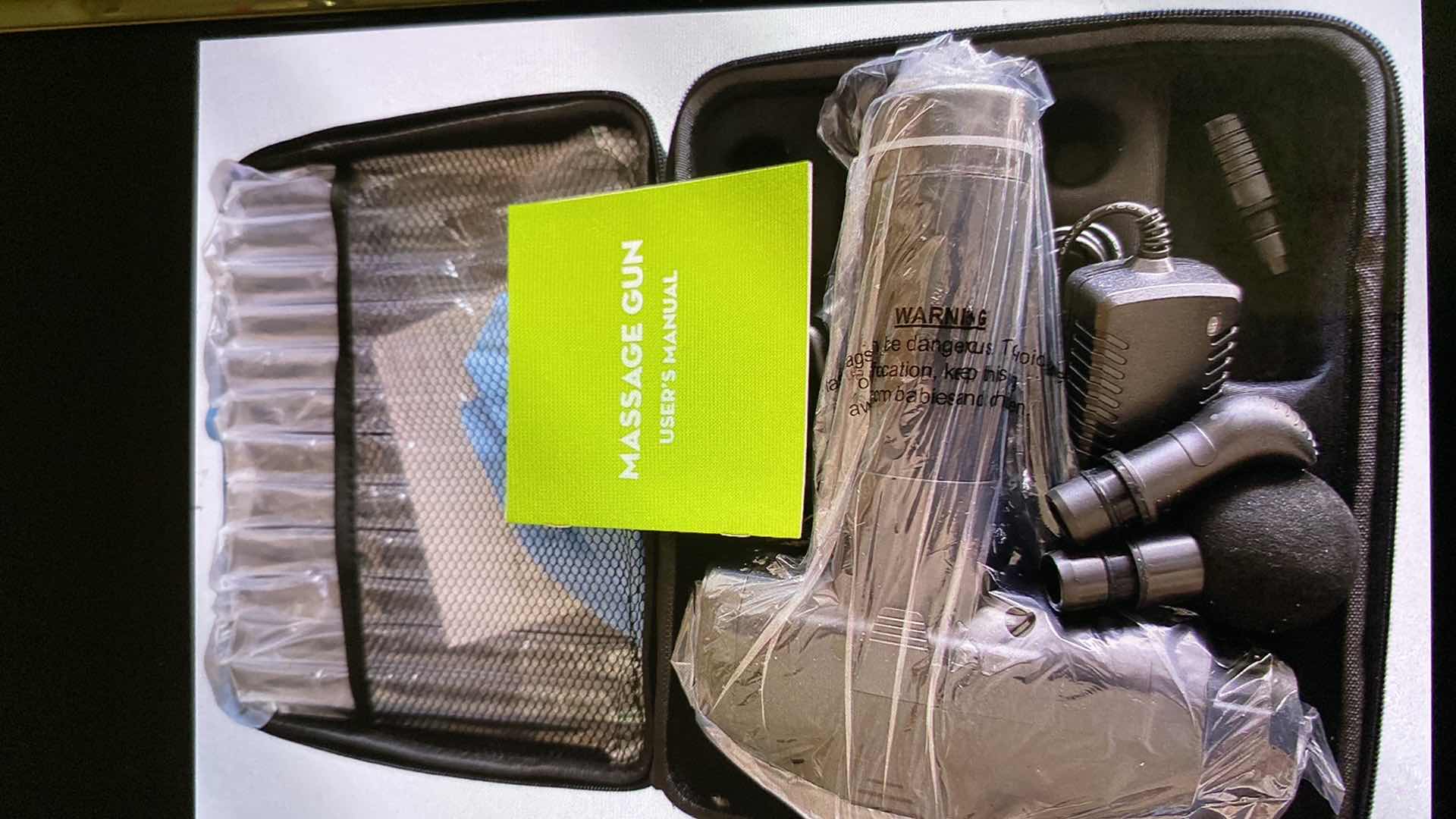 Photo 1 of OLSKY MASSAGE GUN, DEEP TISSUE HIGH INTENSITY PERCUSSION MASSAGE DEVICE FOR PAIN RELIEF