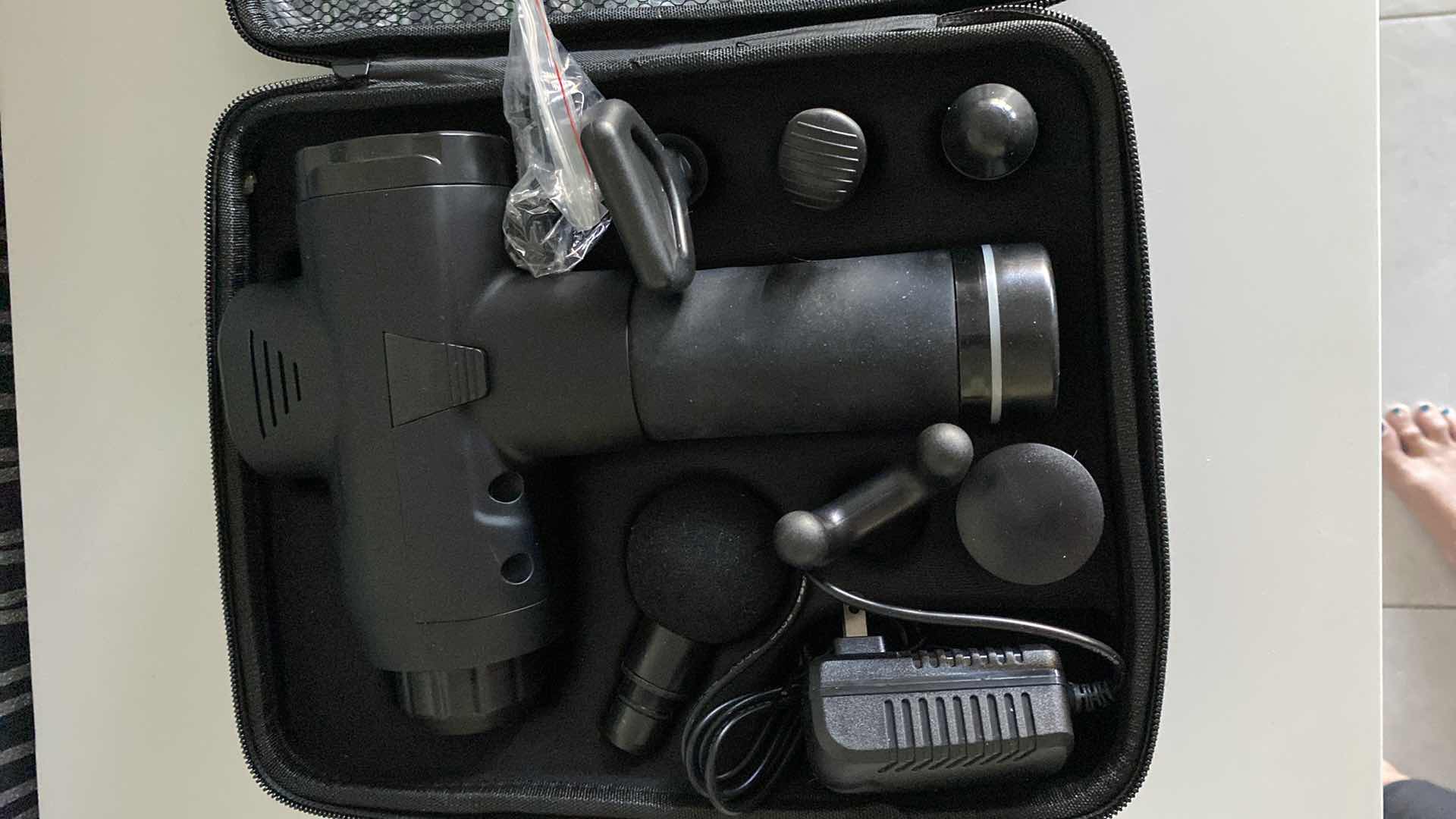 Photo 1 of MASSAGE GUN, DEEP TISSUE HIGH INTENSIFY PERCUSSION MASSAGE DEVICE FOR PAIN RELIEF