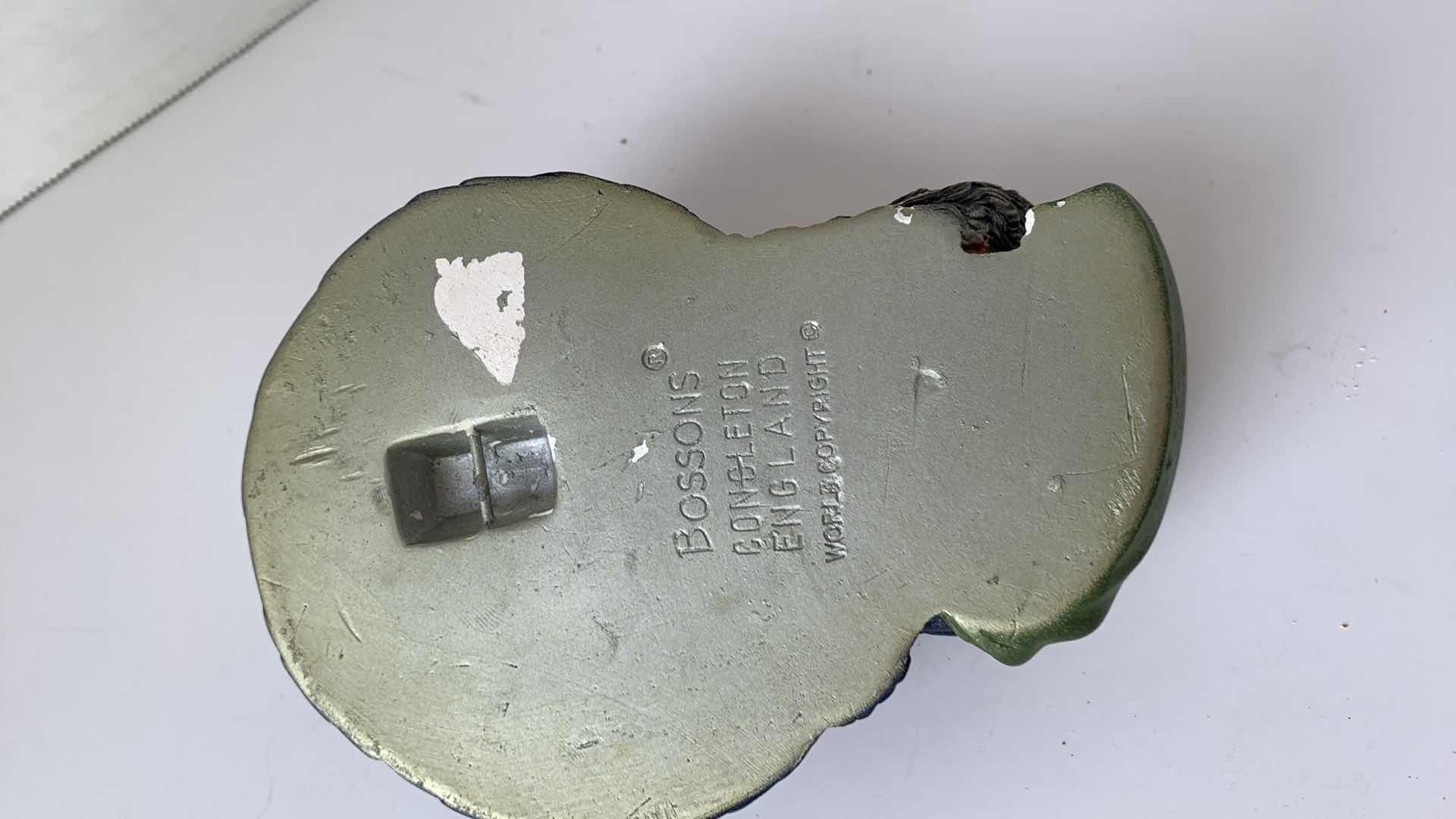 Photo 1 of BOSSONS CONGLETON ENGLAND CHALKWARE HEAD 5.5” TALL