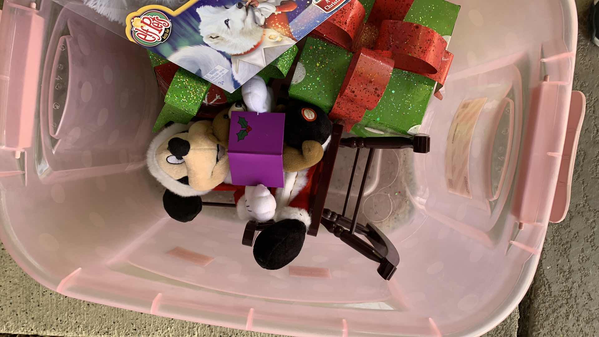 Photo 1 of 2 TOTES FULL OF CHRISTMAS DECORATIONS