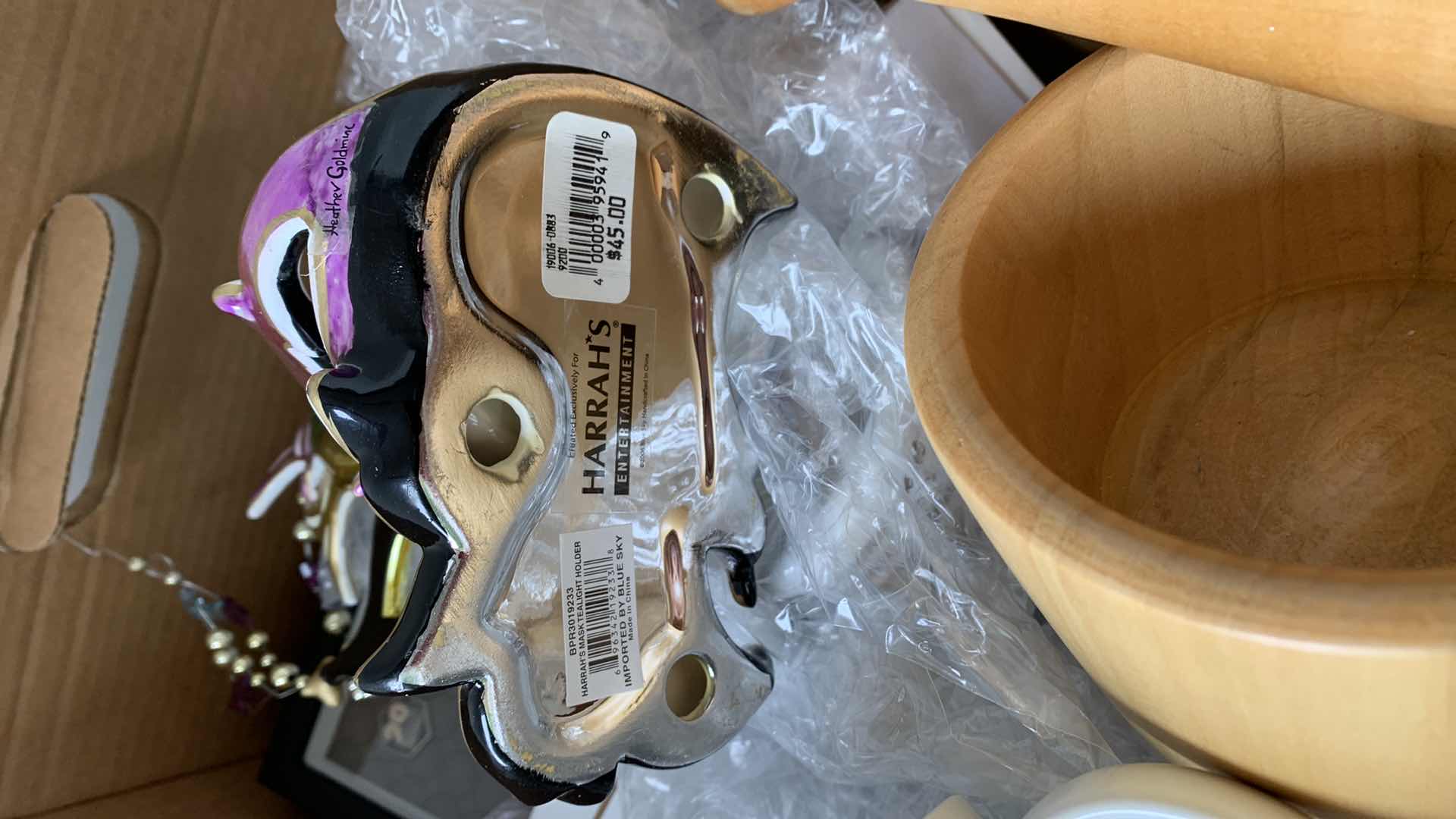 Photo 1 of ASSORTED MUGS, PESTLES AND PAPER WEIGHTS