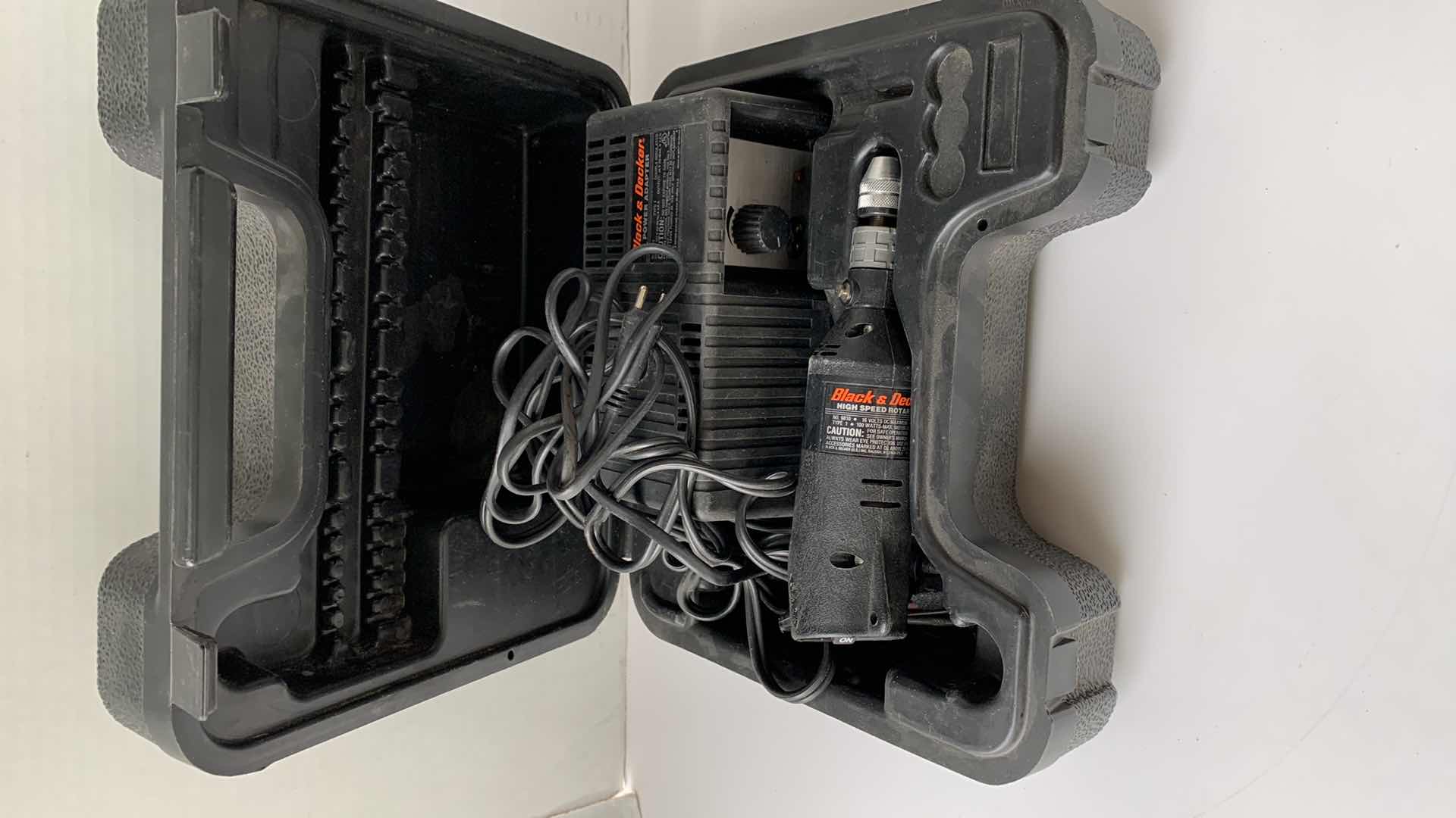 Photo 1 of BLACK AND DECKER HIGH SPEED ROTARY TOOL