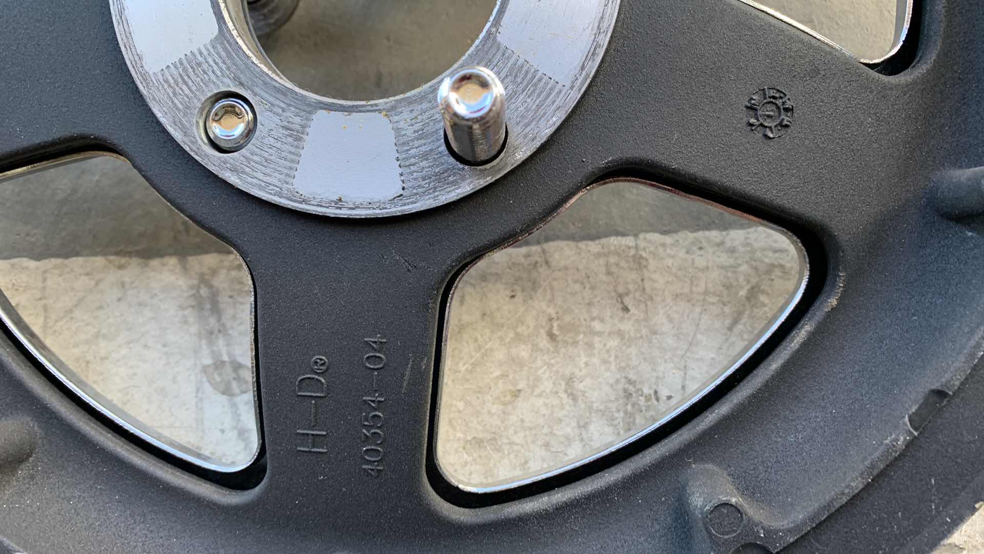 Photo 1 of HARLEY DAVIDSON CHROME REAR PULLEY COVER AND REAR BRAKE ROTOR