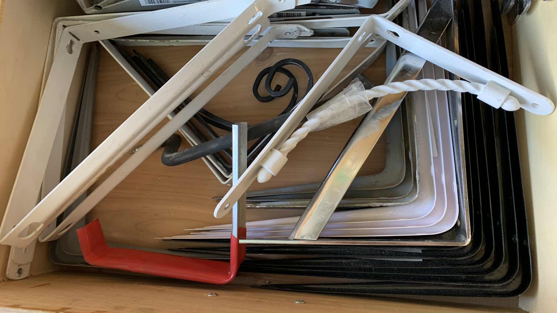 Photo 1 of LARGE ASSORTMENT OF SHELF BRACKETS