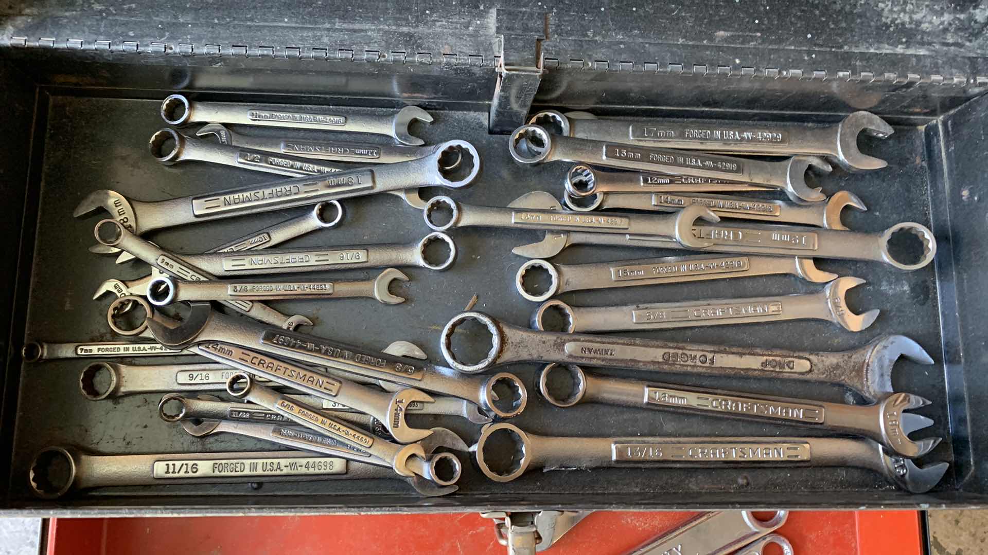 Photo 1 of CRAFTSMAN OPEN END WRENCHS METRIC AND STANDARD