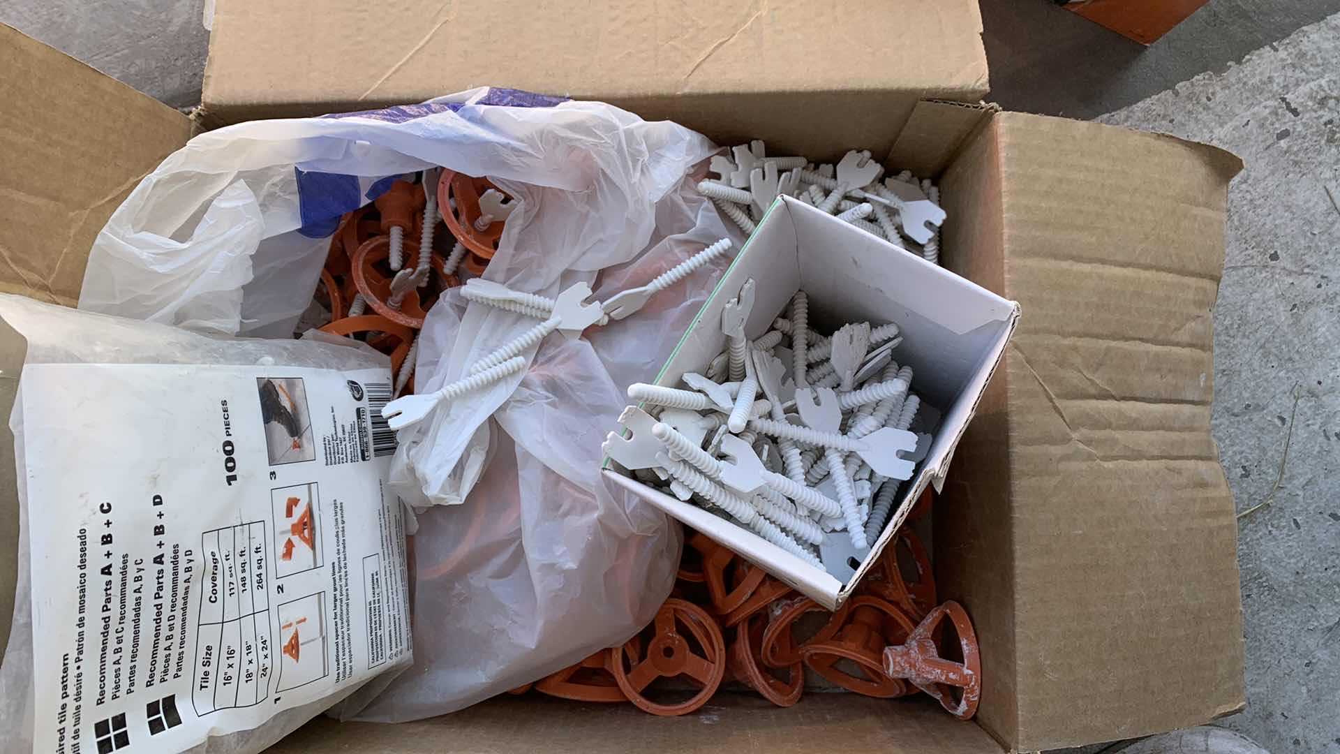 Photo 1 of ASSORTED TILE LAYING SPACERS