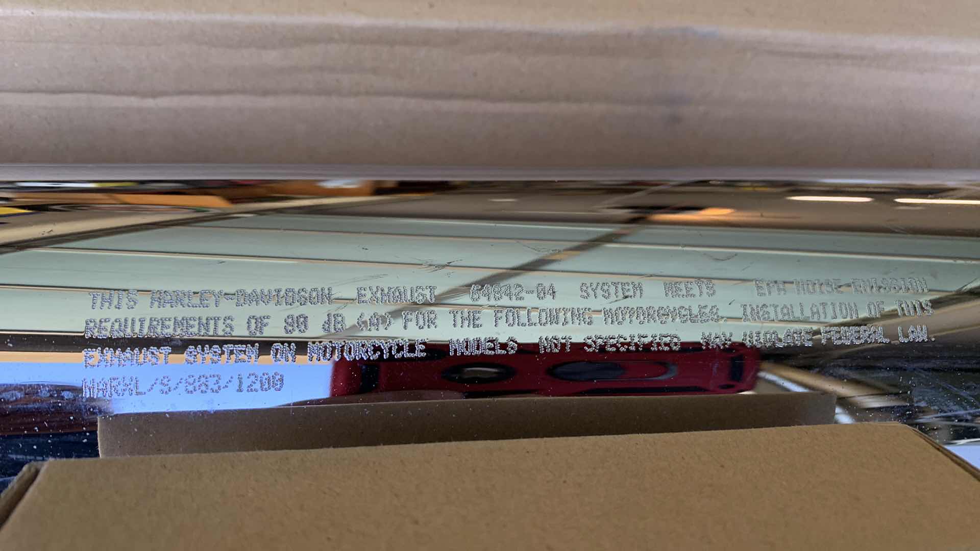 Photo 1 of HARLEY DAVIDSON STOCK 2006 SPORTSTER 1200 CUSTOM SIDE SPLASH SLIP ON MUFFLER SET